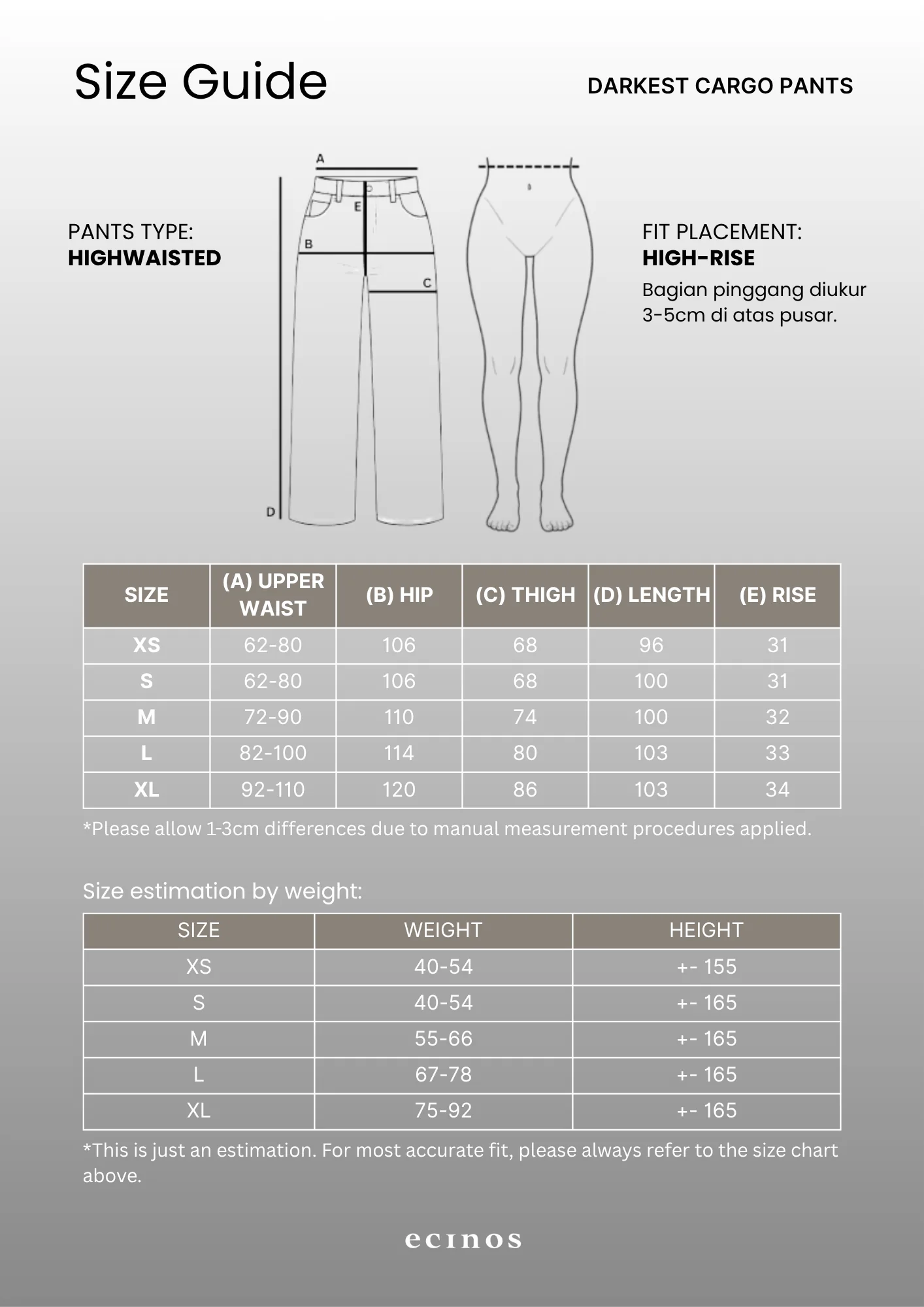 ECINOS - Darkest Cargo Pants - Image 14