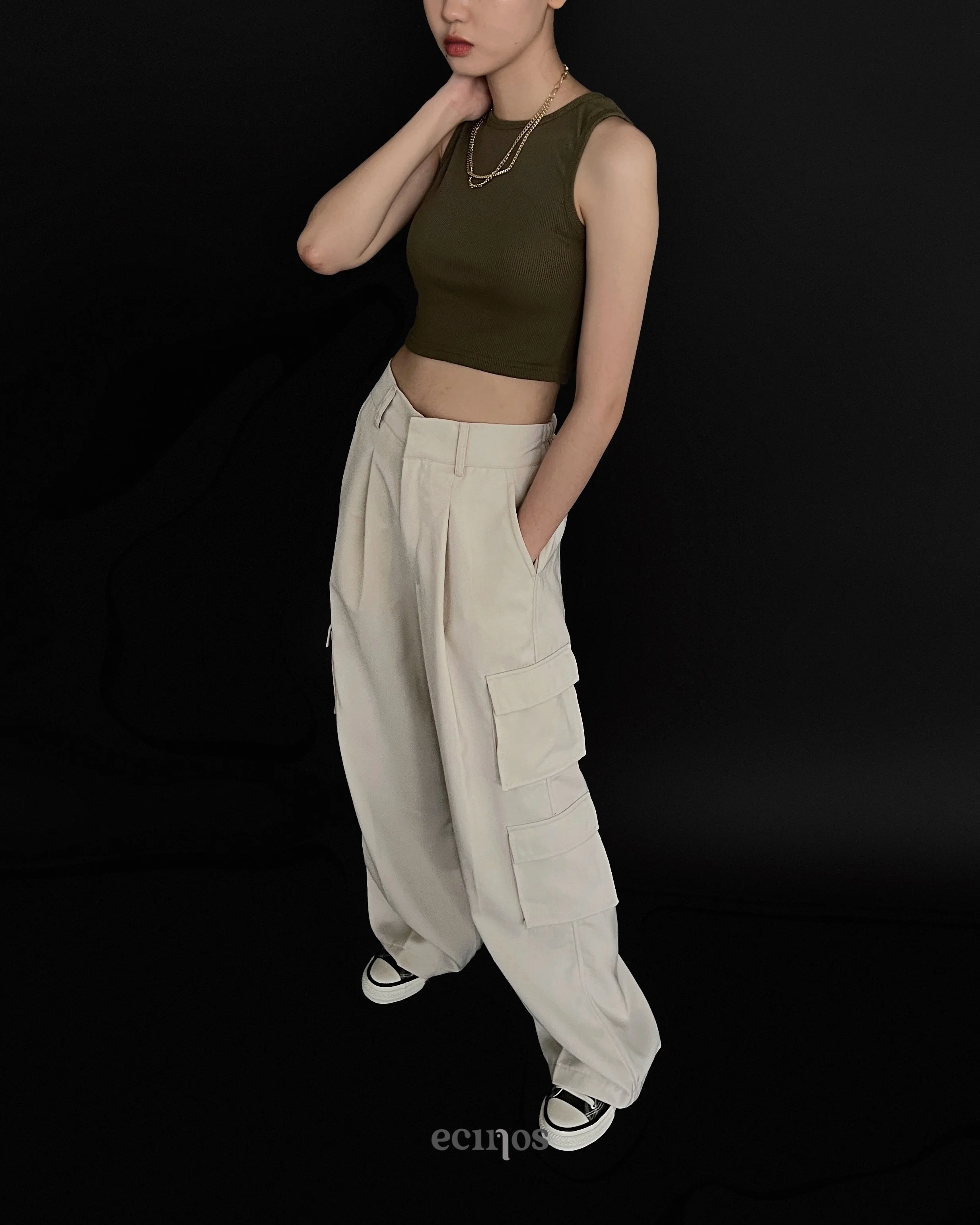 ECINOS - Darkest Cargo Pants - Image 3