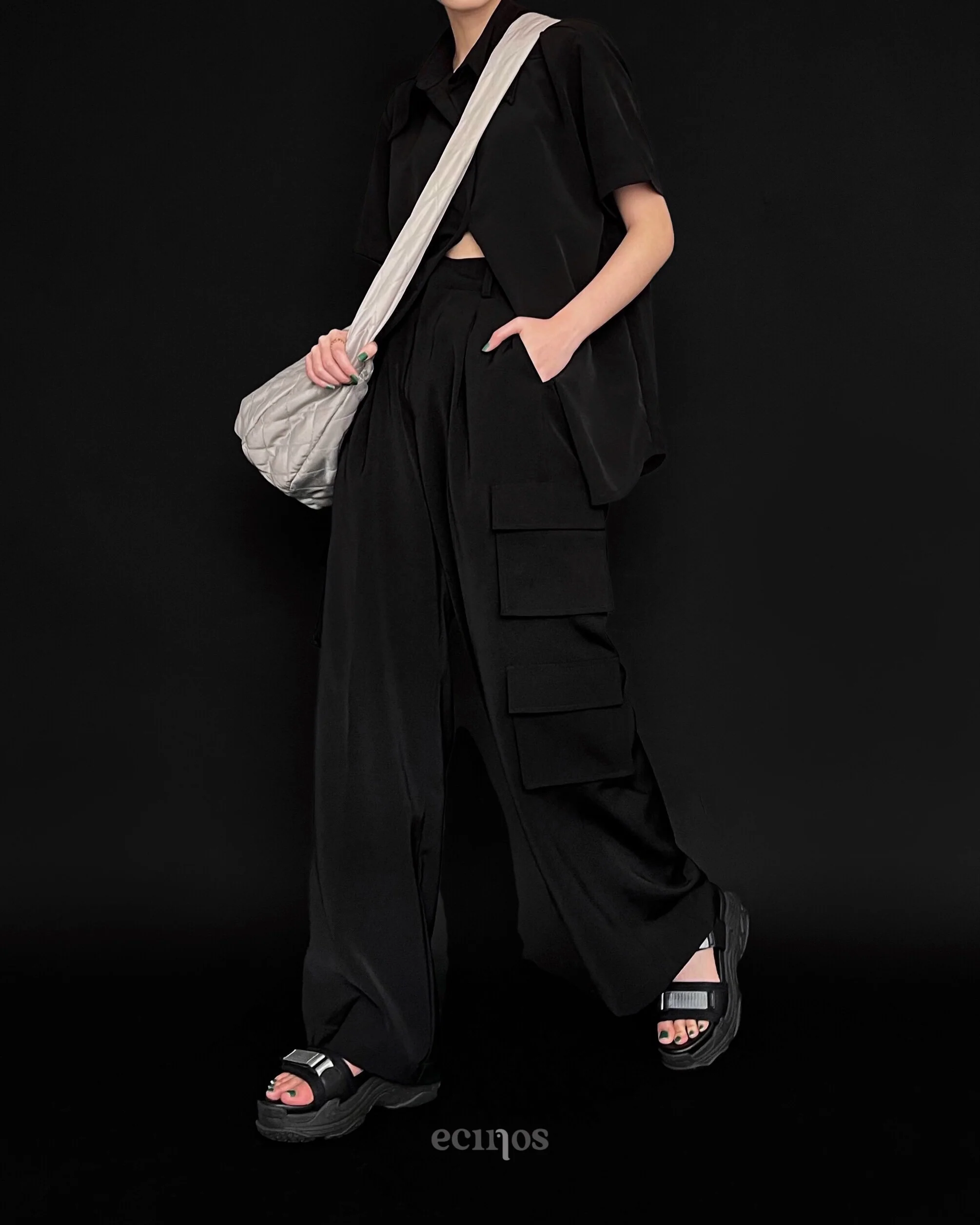 ECINOS - Darkest Cargo Pants - Image 5