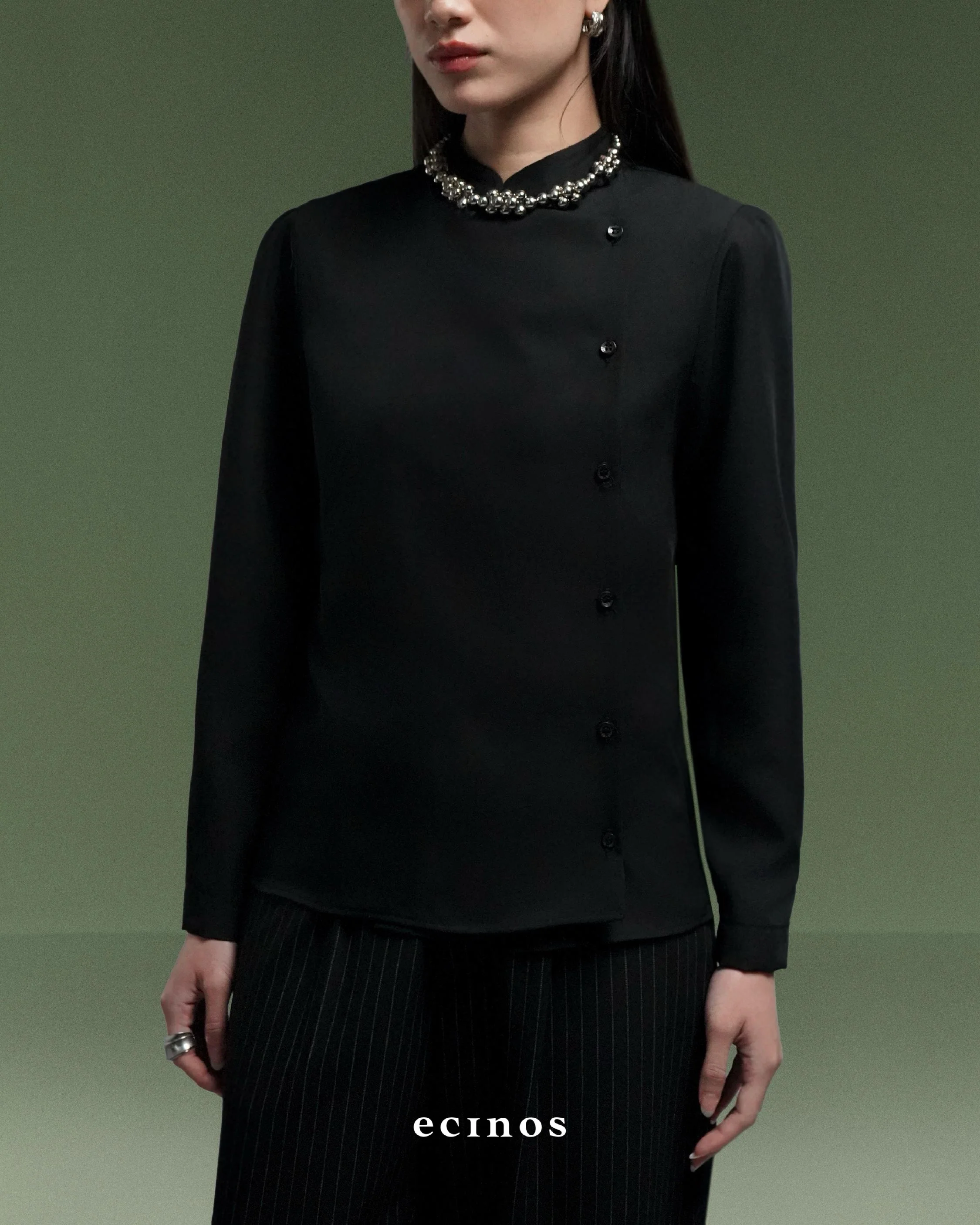 ECINOS - Aster Side Button Top - Image 11