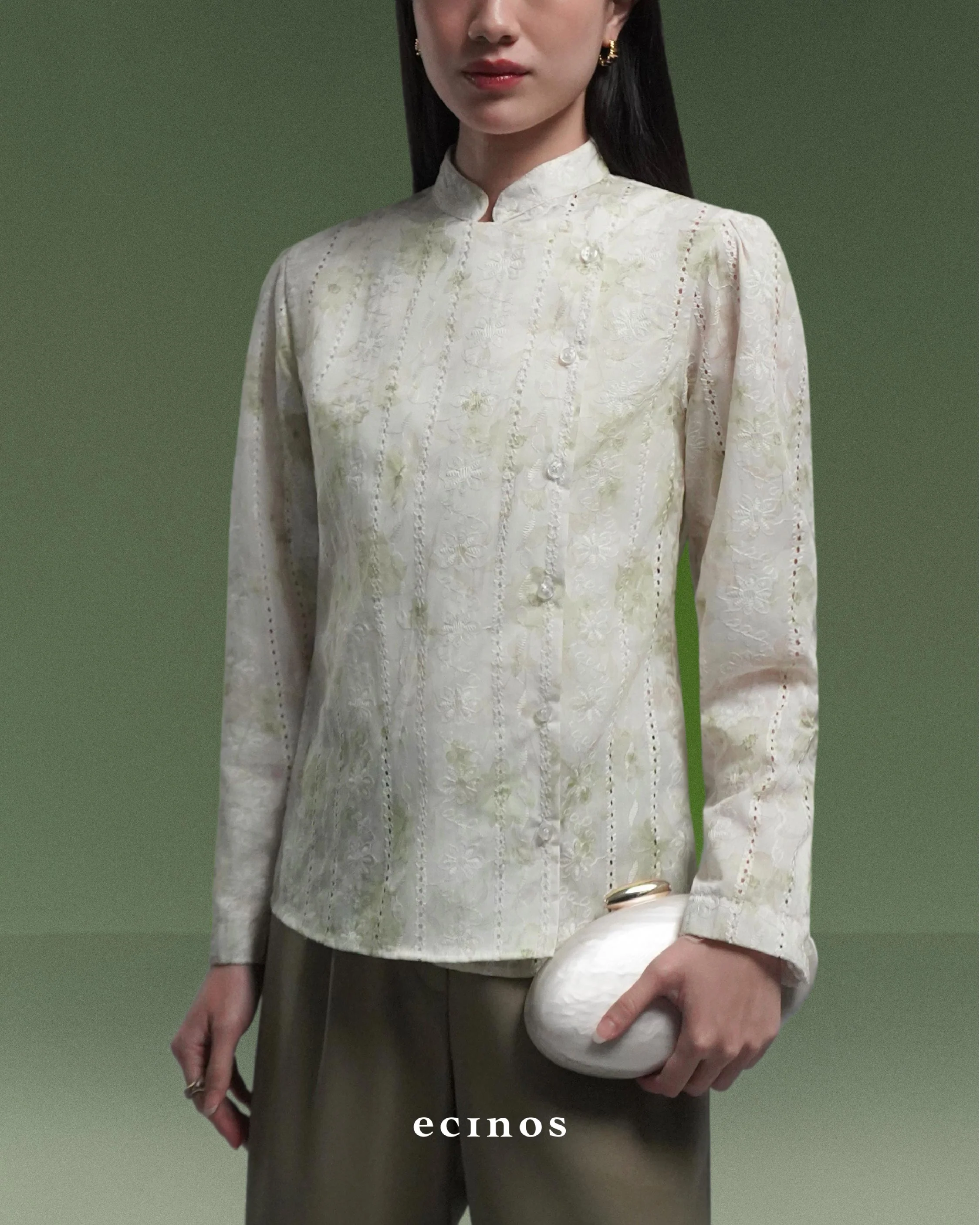 ECINOS - Aster Side Button Top - Image 16