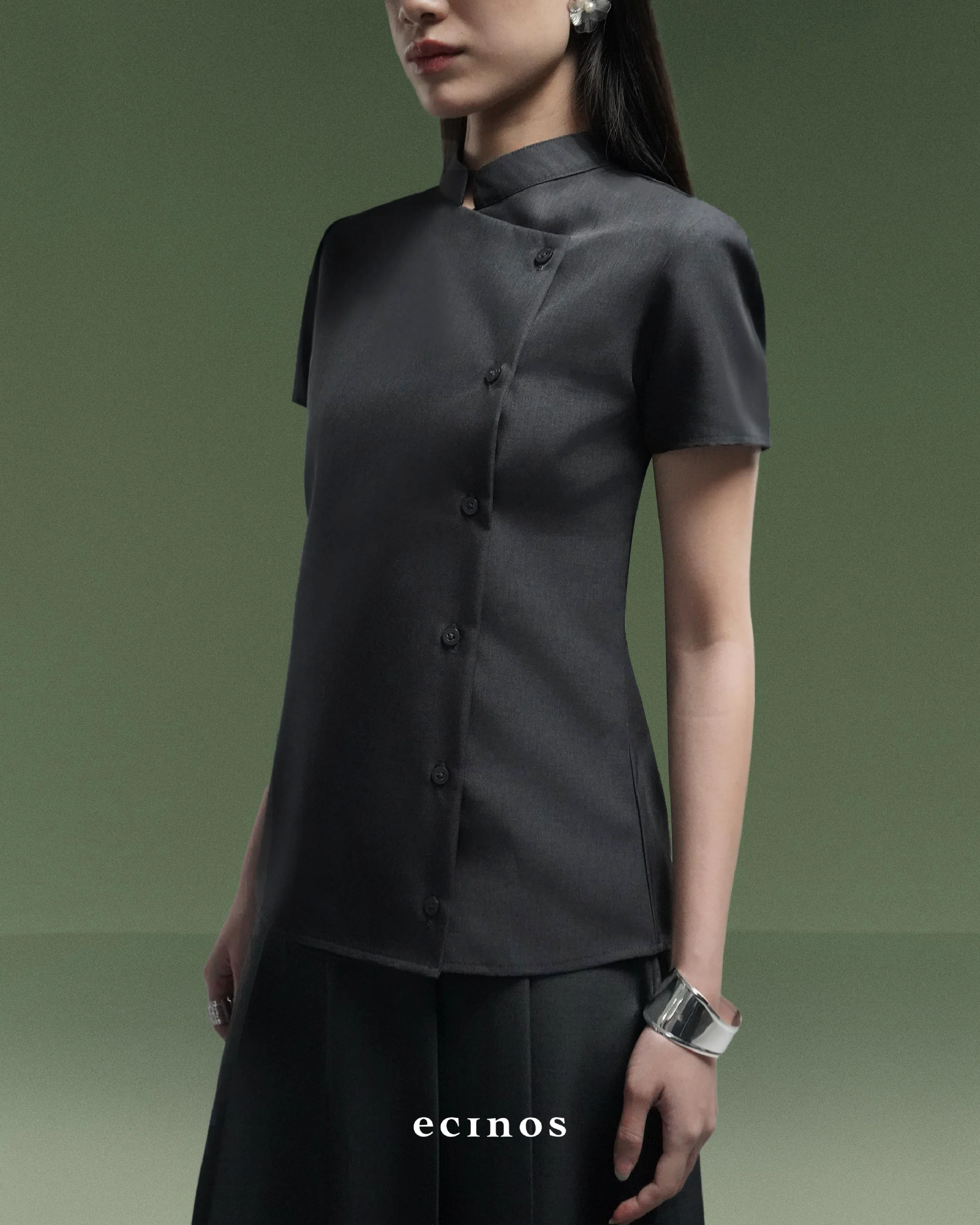 ECINOS - Aster Side Button Top - Image 17