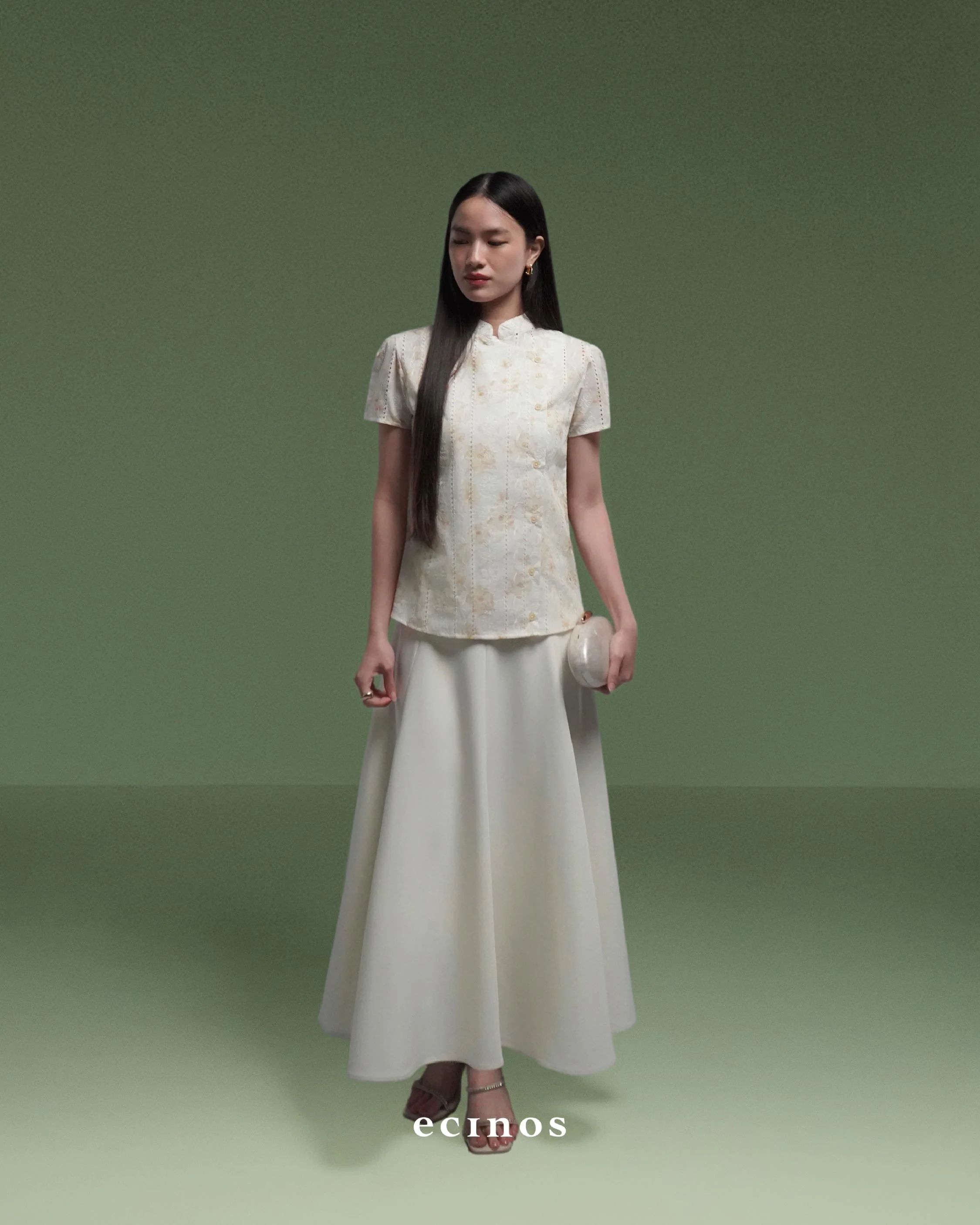 ECINOS - Aster Side Button Top - Image 7