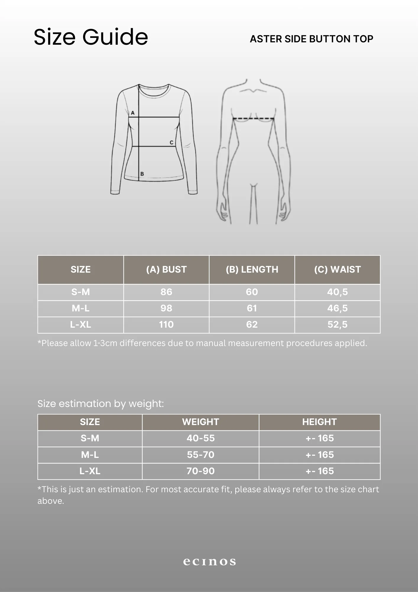 ECINOS - Aster Side Button Top - Image 9