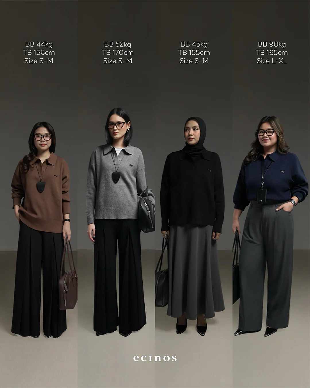 ECINOS - Blair Oversized Polo Sweater - Image 4