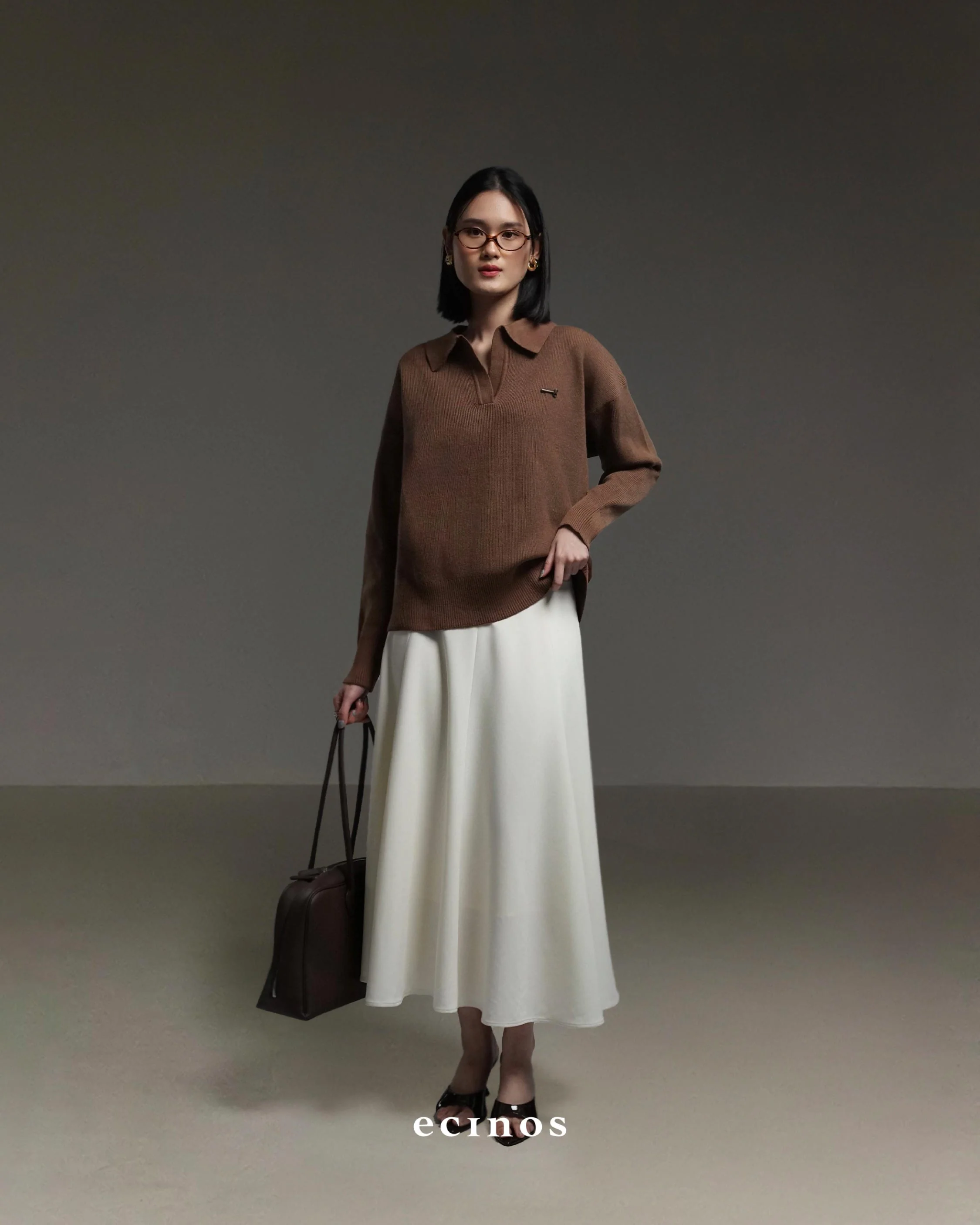 ECINOS - Blair Oversized Polo Sweater - Image 8