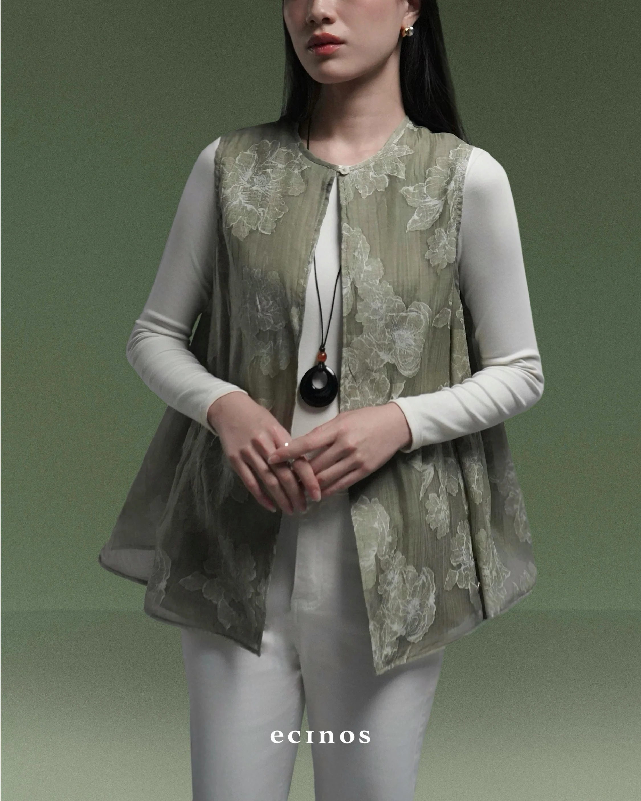 ECINOS - Camellia Panelled Outer - Image 11