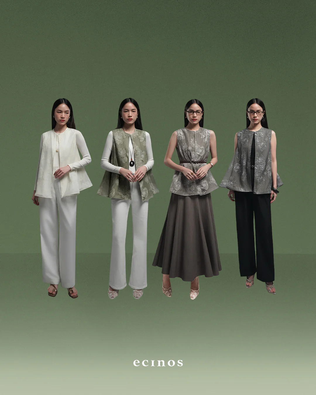 ECINOS - Camellia Panelled Outer - Image 3