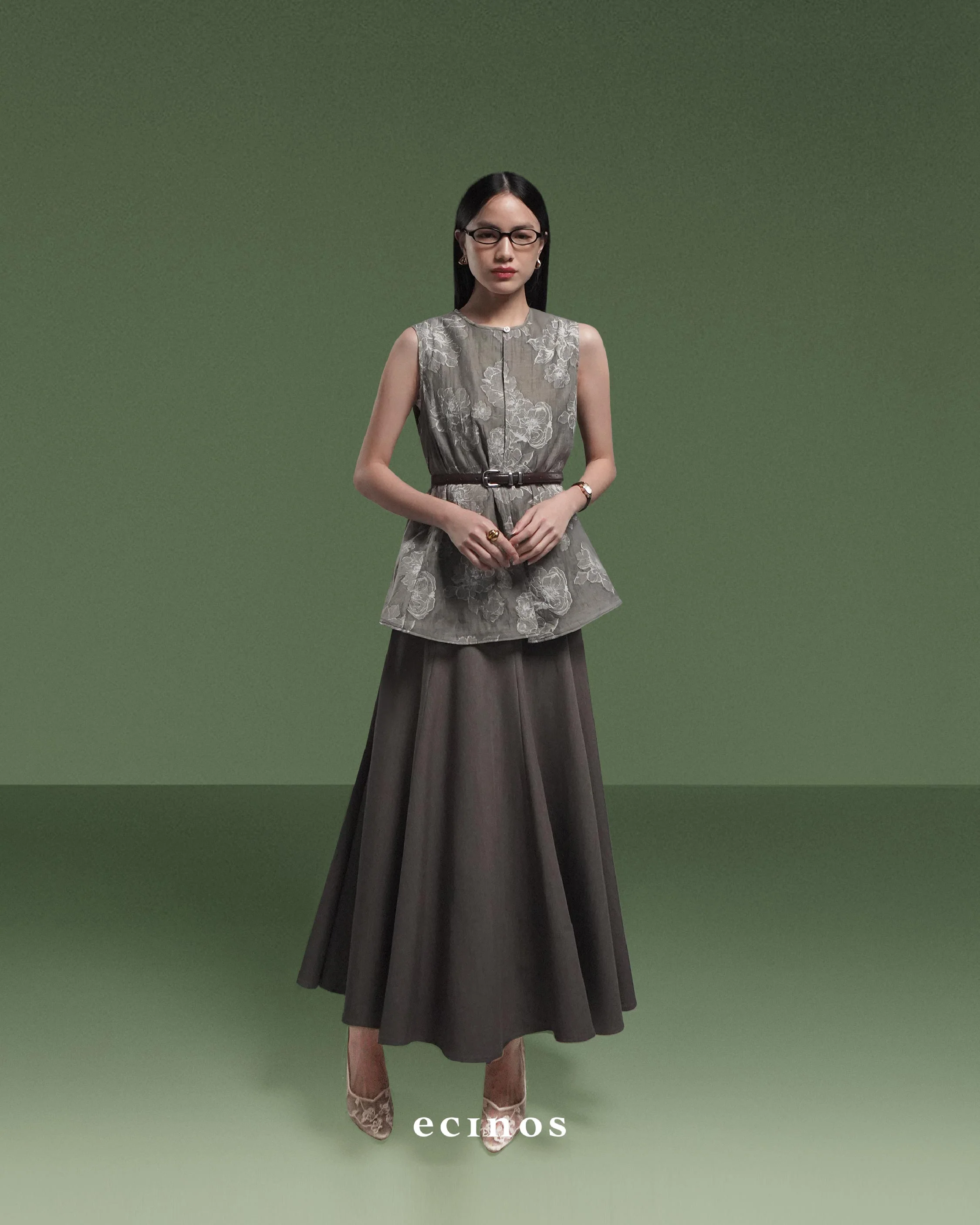 ECINOS - Camellia Panelled Outer - Image 5