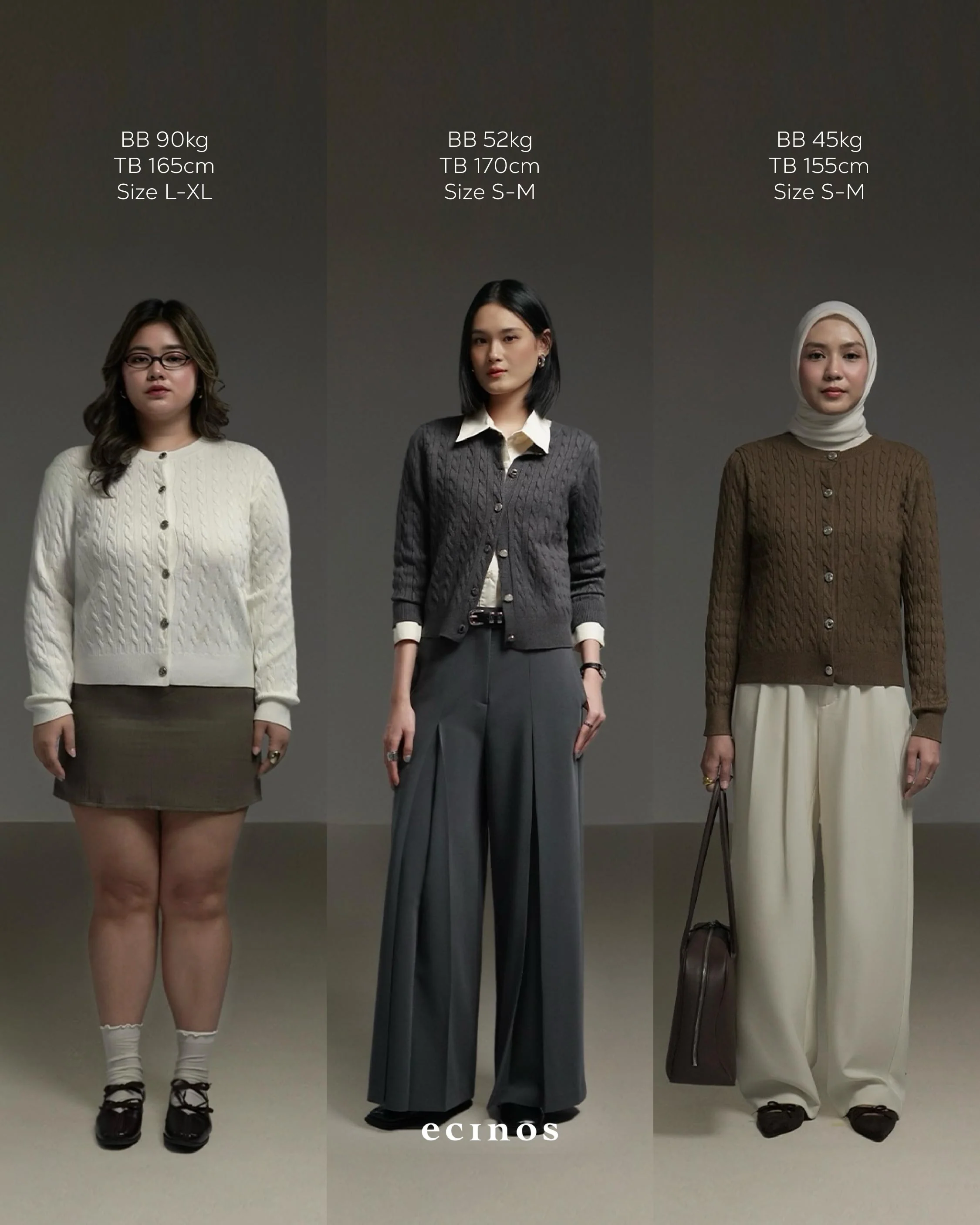 ECINOS - Celie Cable Knit Cardigan - Image 4