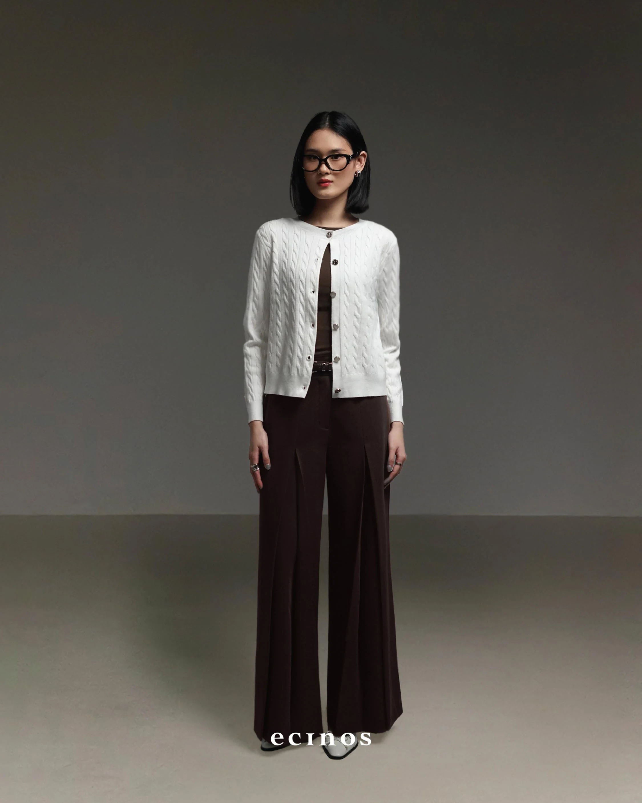 ECINOS - Celie Cable Knit Cardigan - Image 5