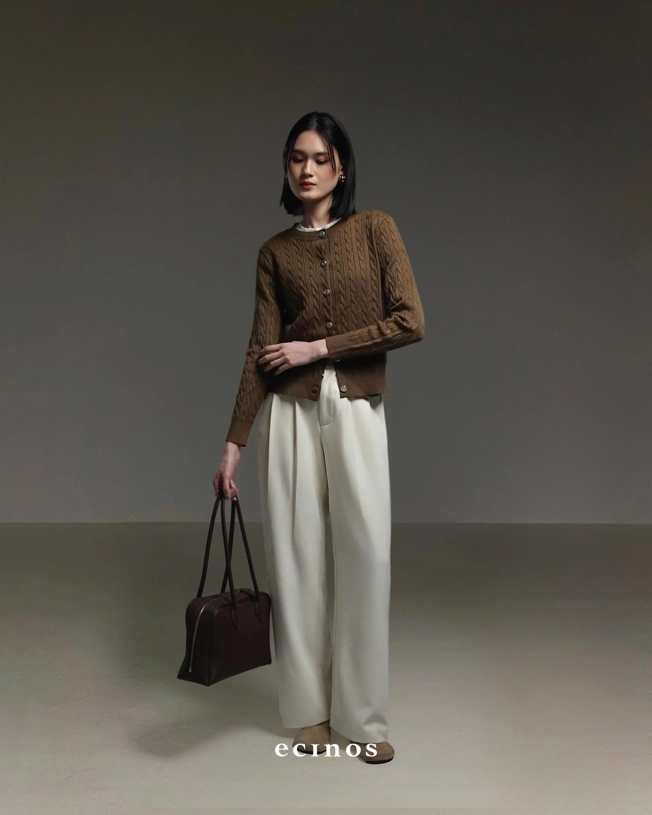 ECINOS - Celie Cable Knit Cardigan - Image 7