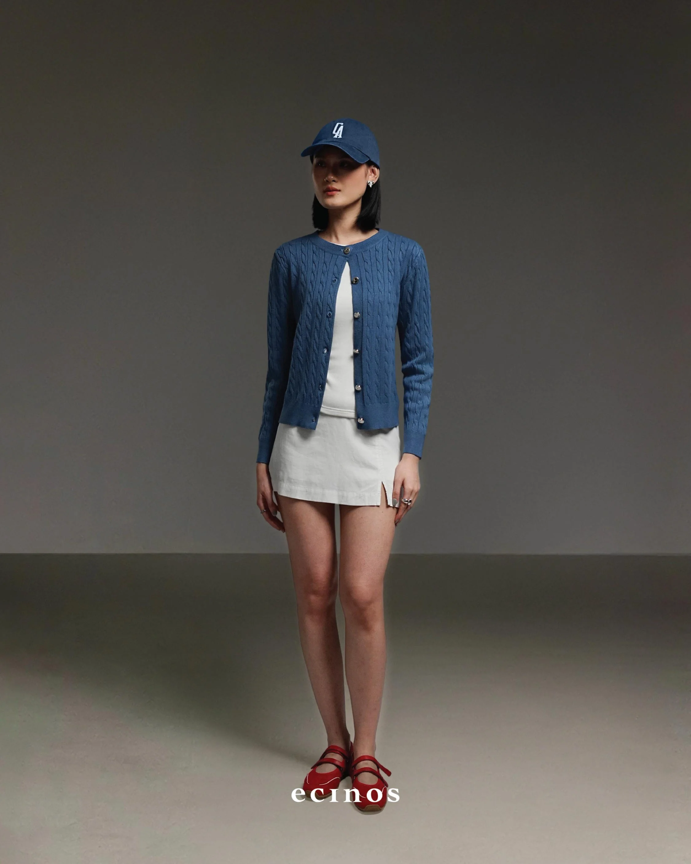 ECINOS - Celie Cable Knit Cardigan - Image 8