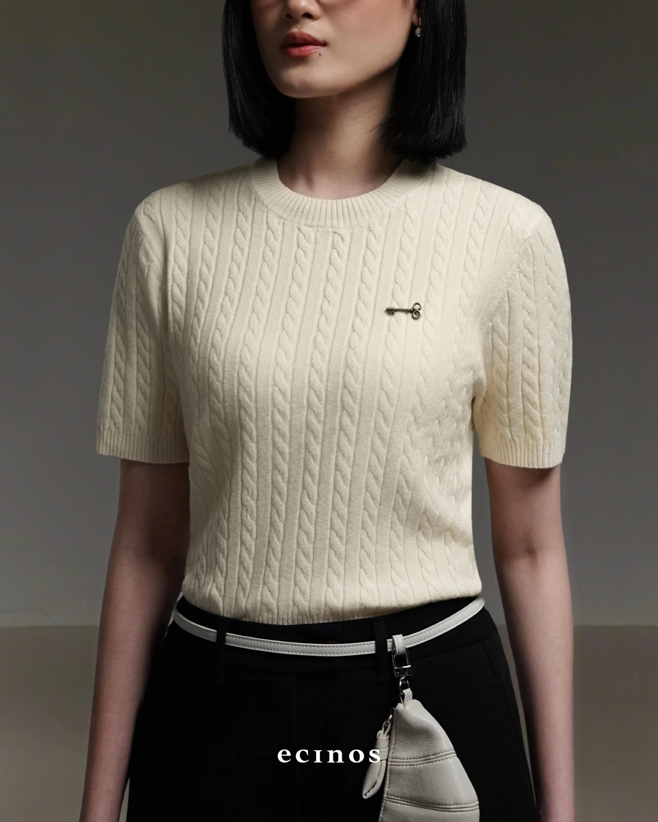 ECINOS - Cherise Cable Knitted Top - Image 17