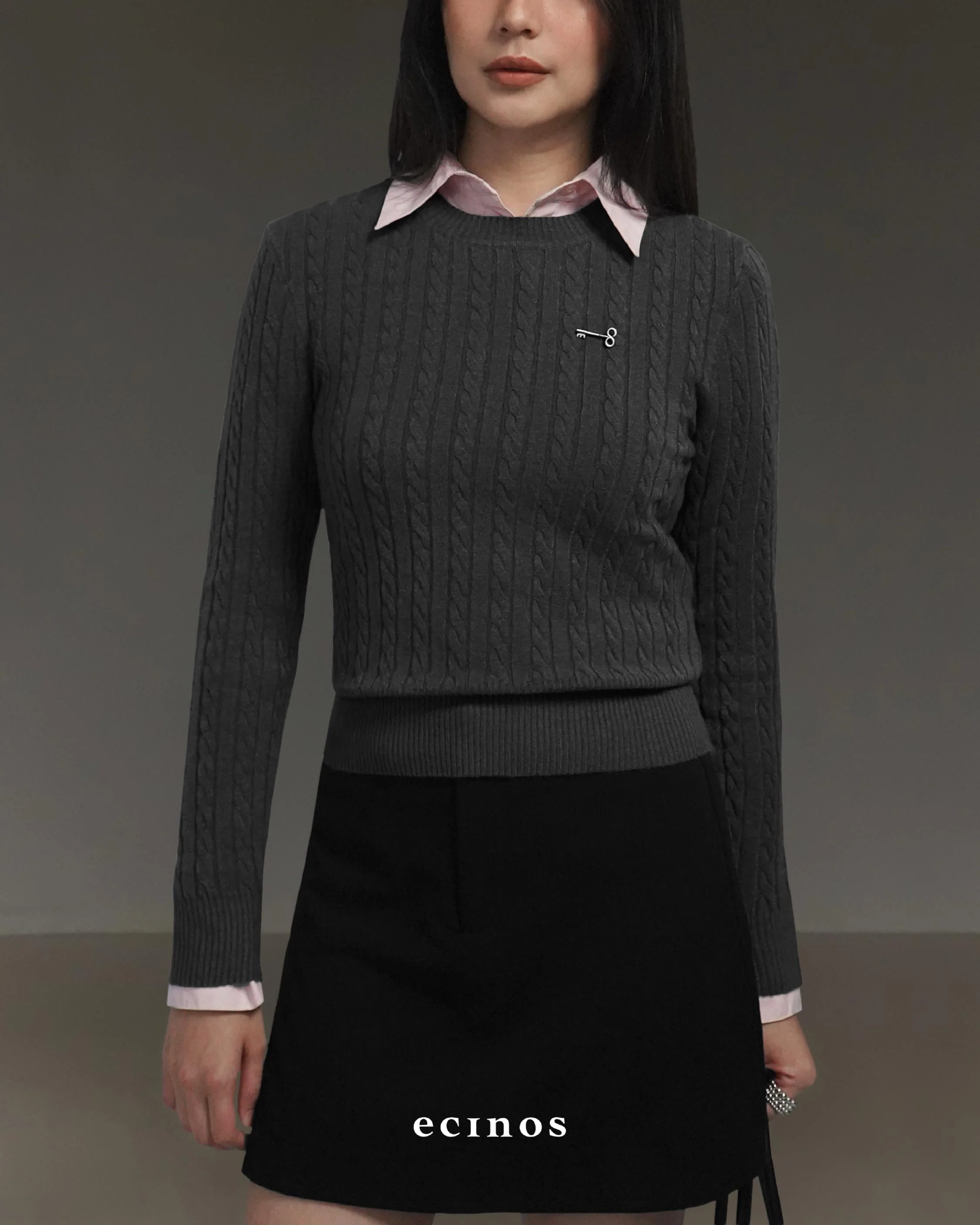 ECINOS - Cherise Cable Knitted Top - Image 20