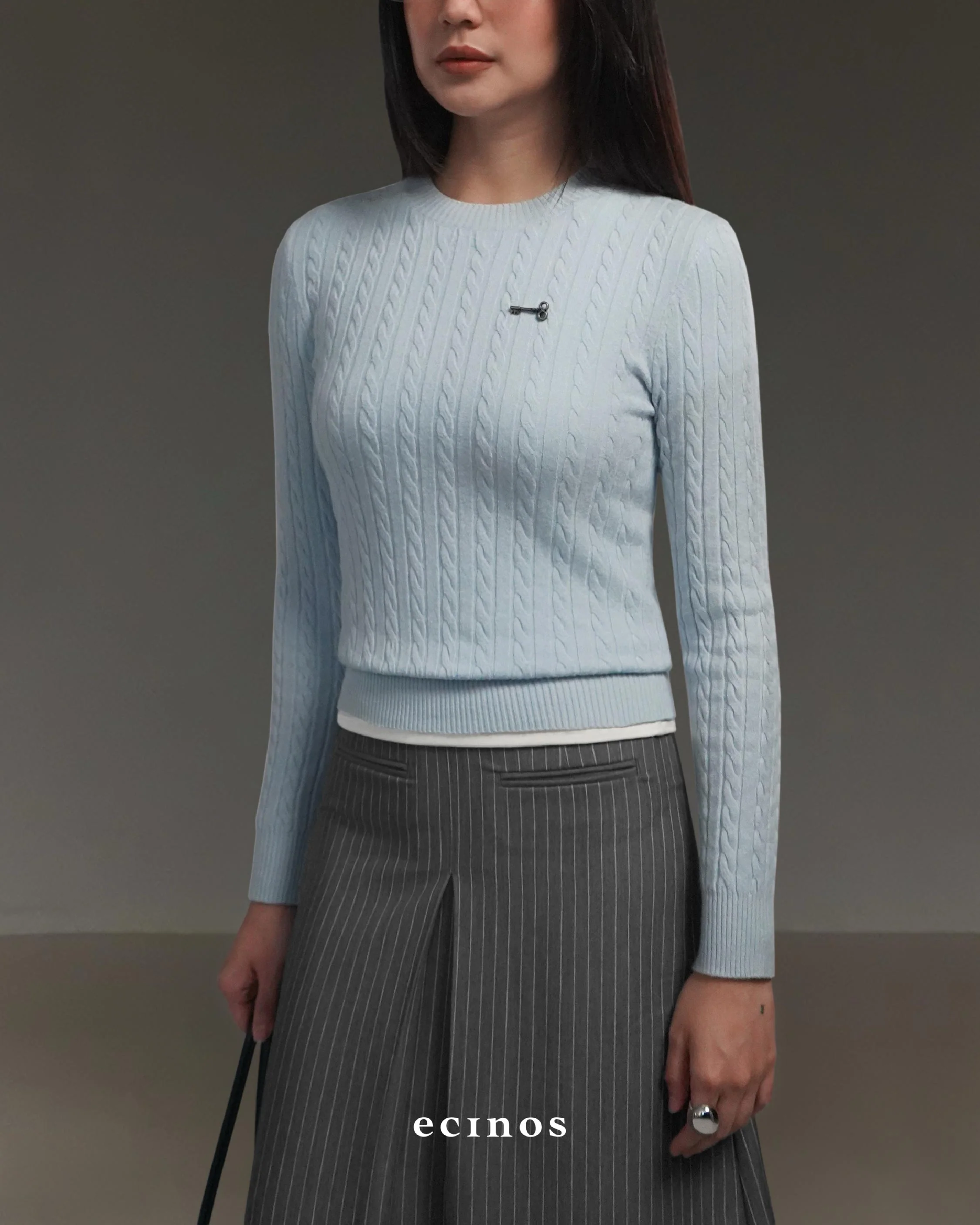 ECINOS - Cherise Cable Knitted Top - Image 21