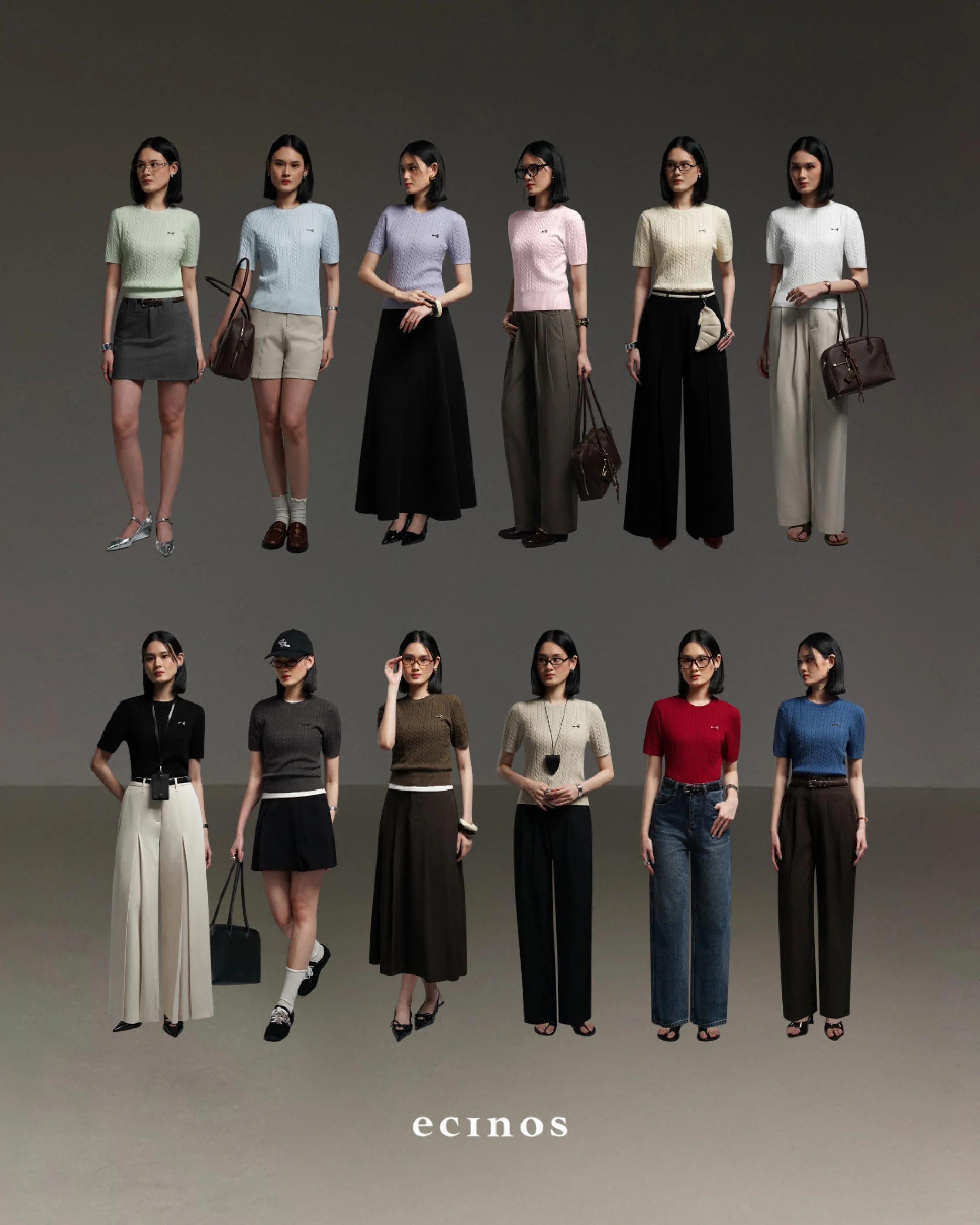 ECINOS - Cherise Cable Knitted Top - Image 3