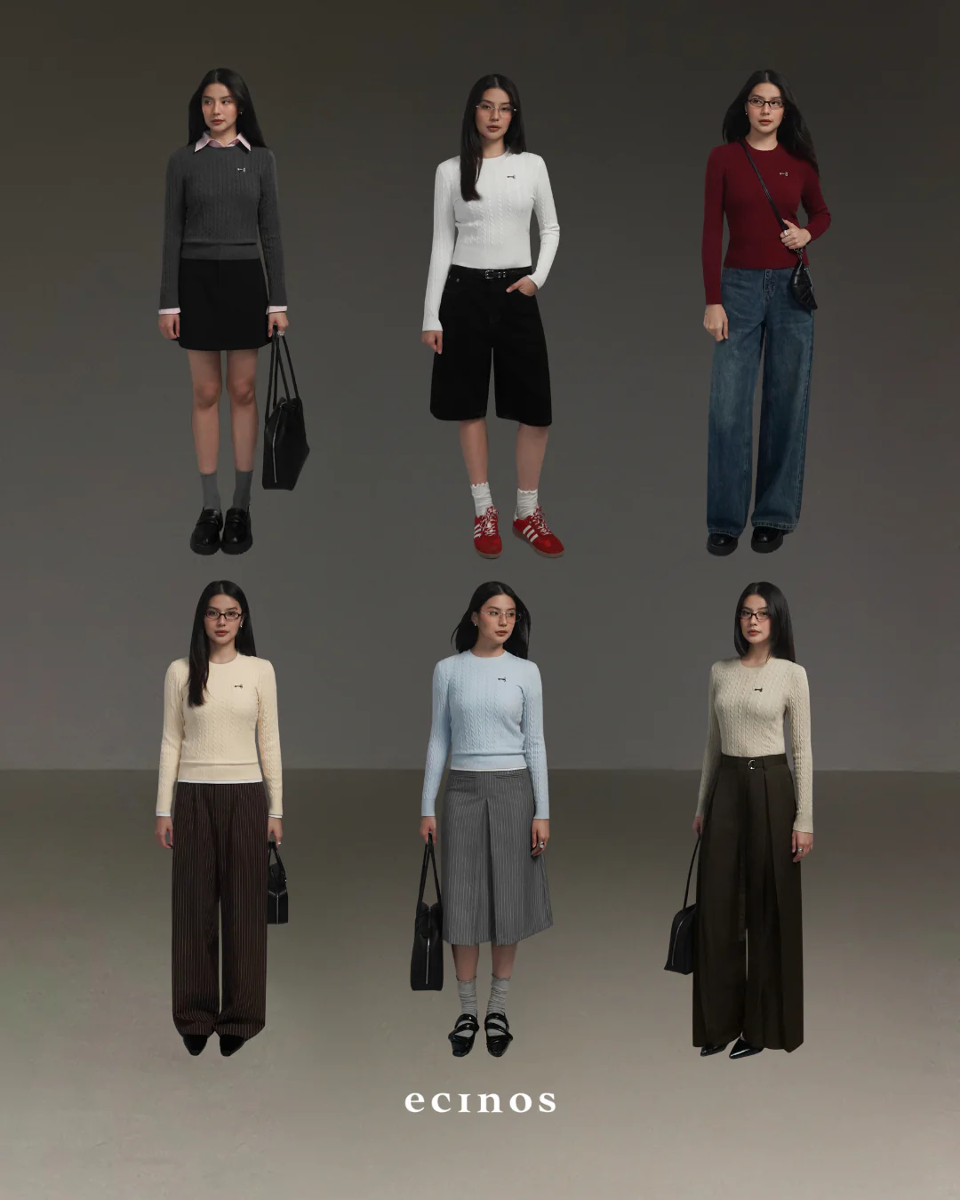 ECINOS - Cherise Cable Knitted Top - Image 4