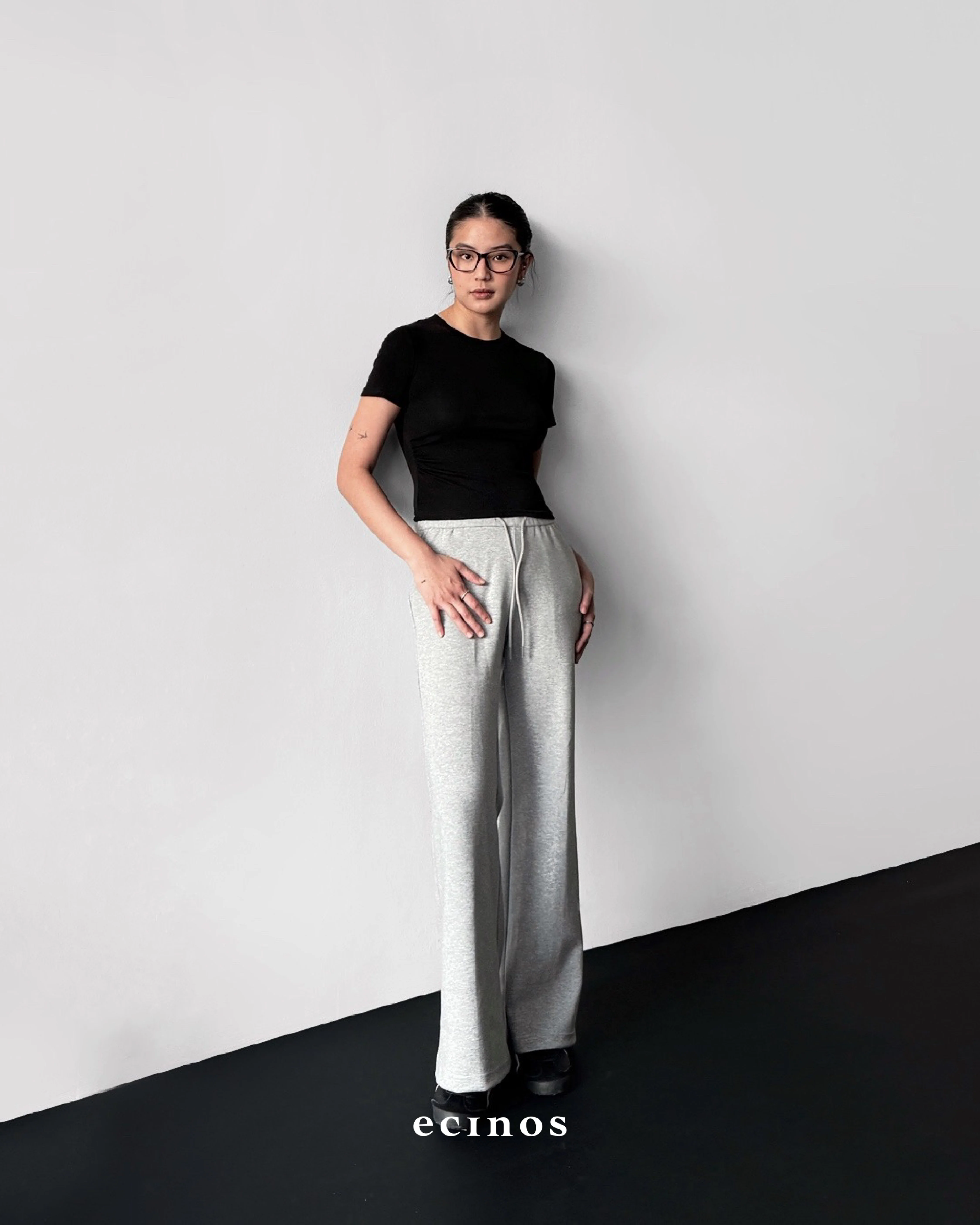 ECINOS - CORE Fitted Tencel T-shirt (Cropped) - Image 12