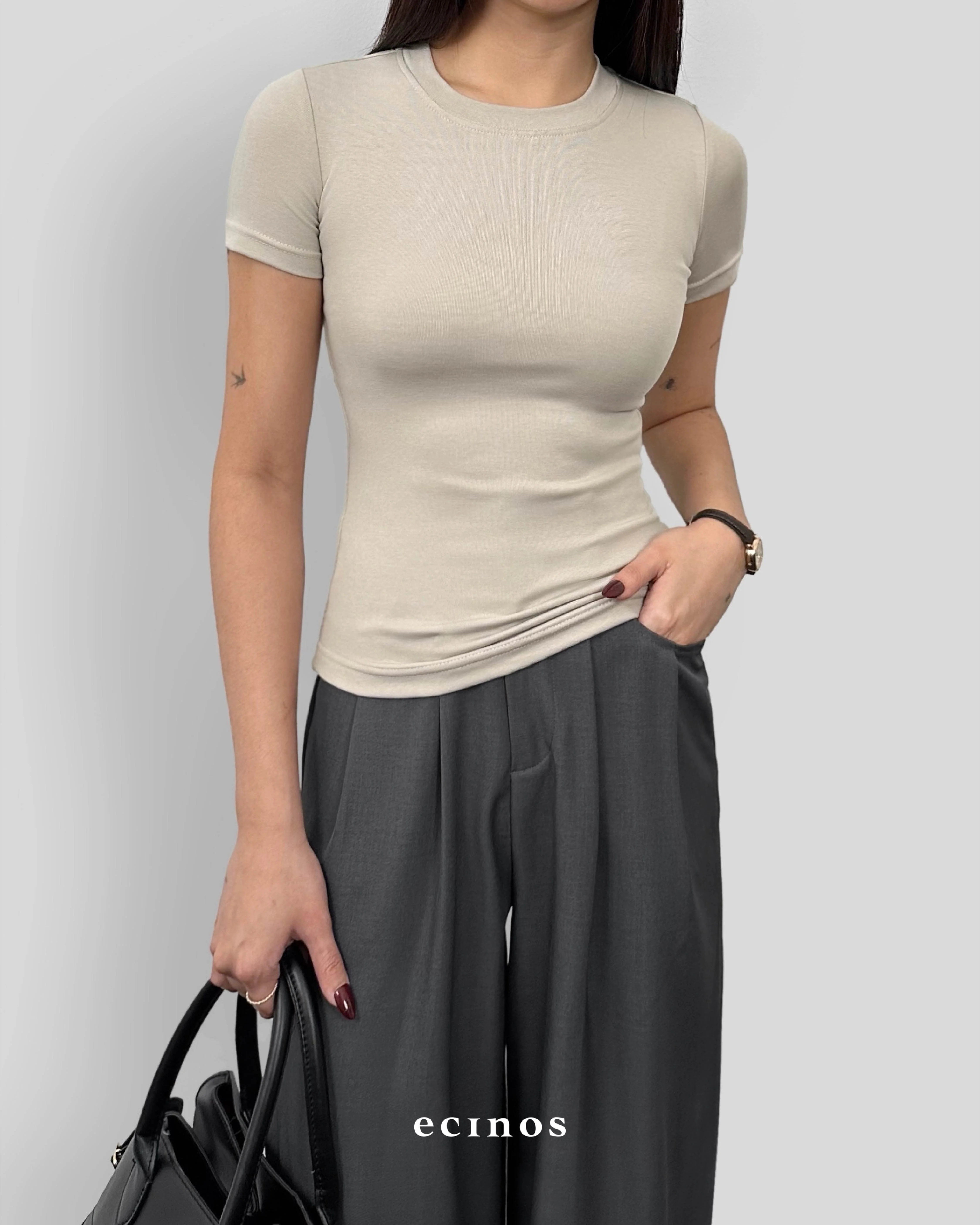 ECINOS - Core Fitted Tencel T-shirt 2.0 - Image 11