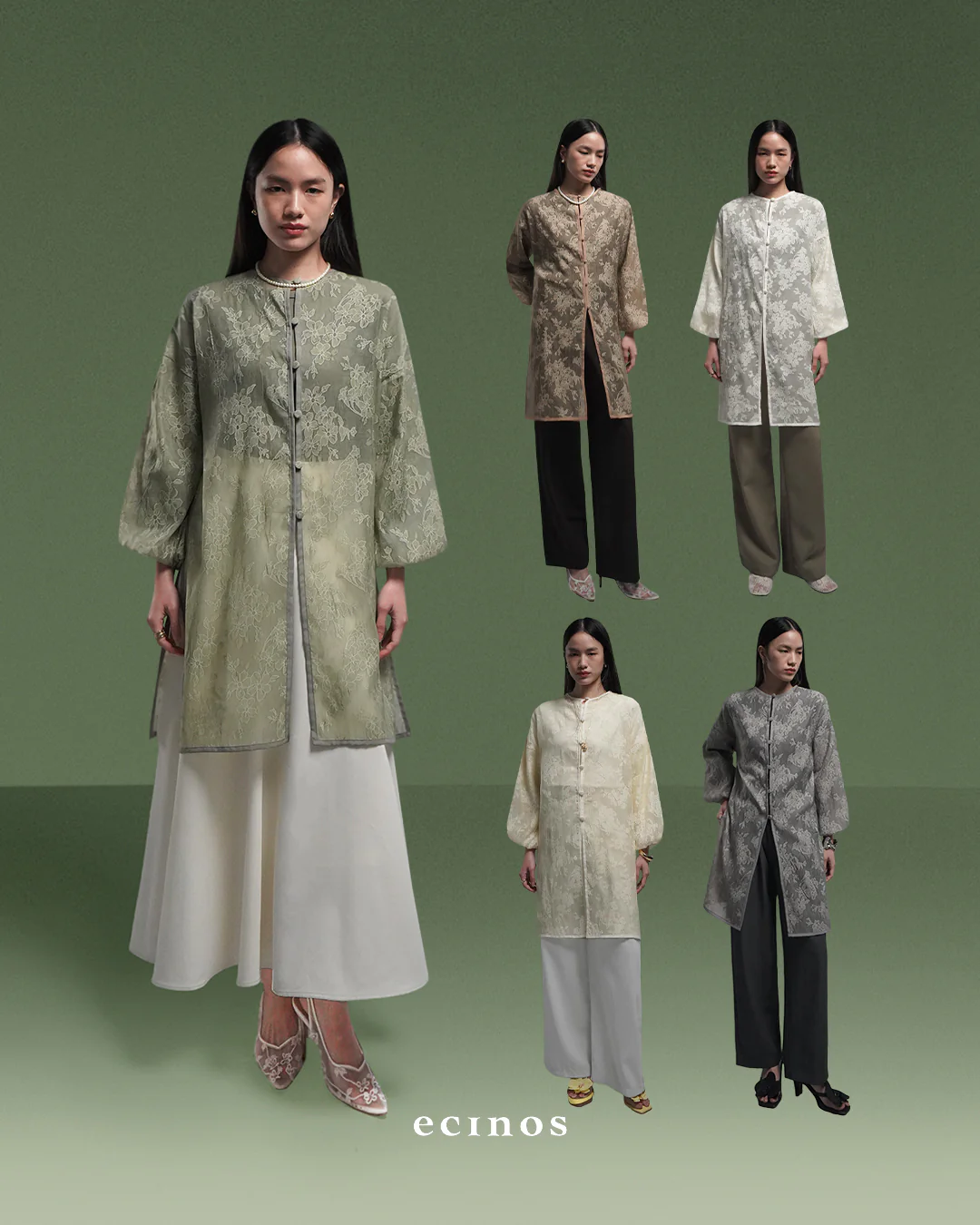 ECINOS - Dahlia Puff Sleeve Tunic - Image 3