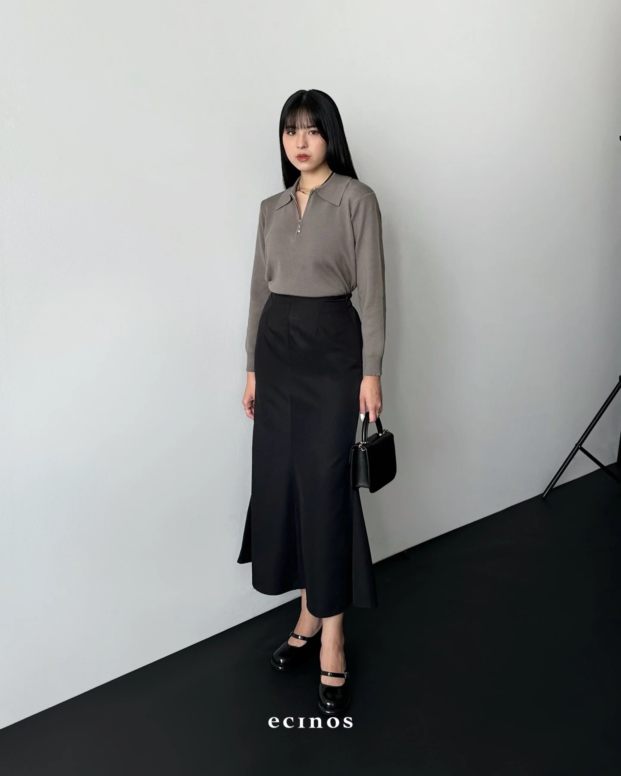 ECINOS - Flo Knitted Polo Top - Image 11