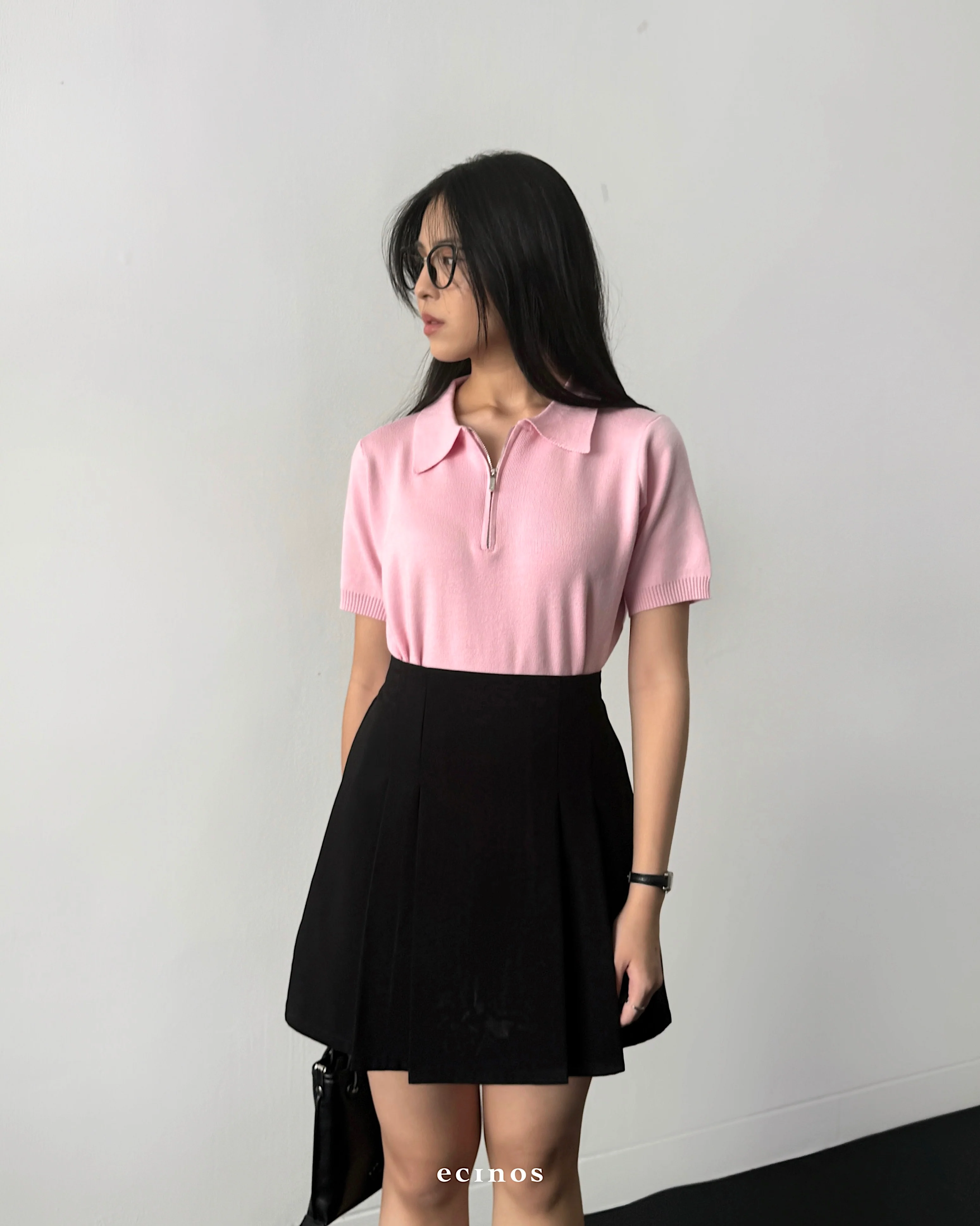 ECINOS - Flo Knitted Polo Top - Image 15