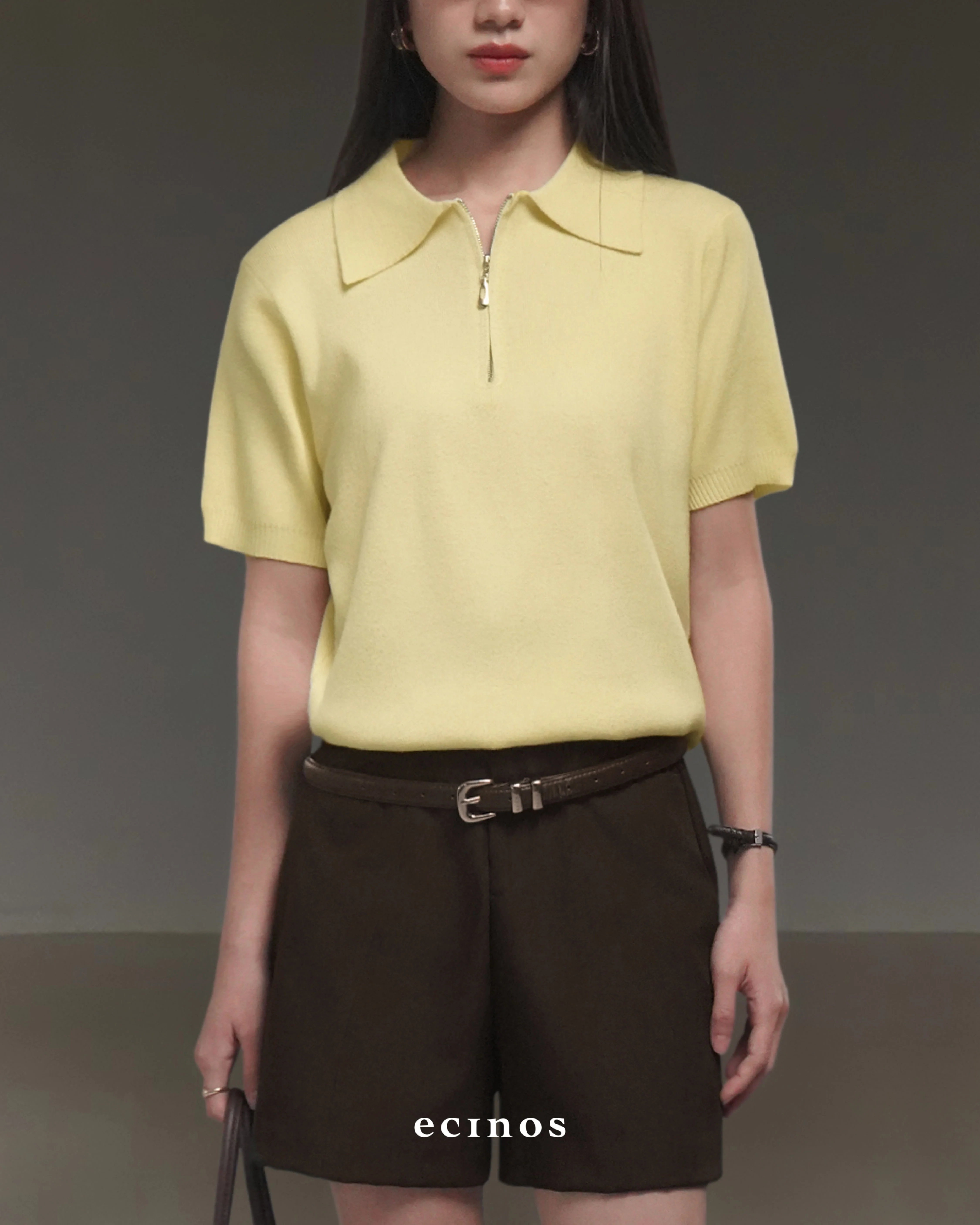 ECINOS - Flo Knitted Polo Top - Image 19