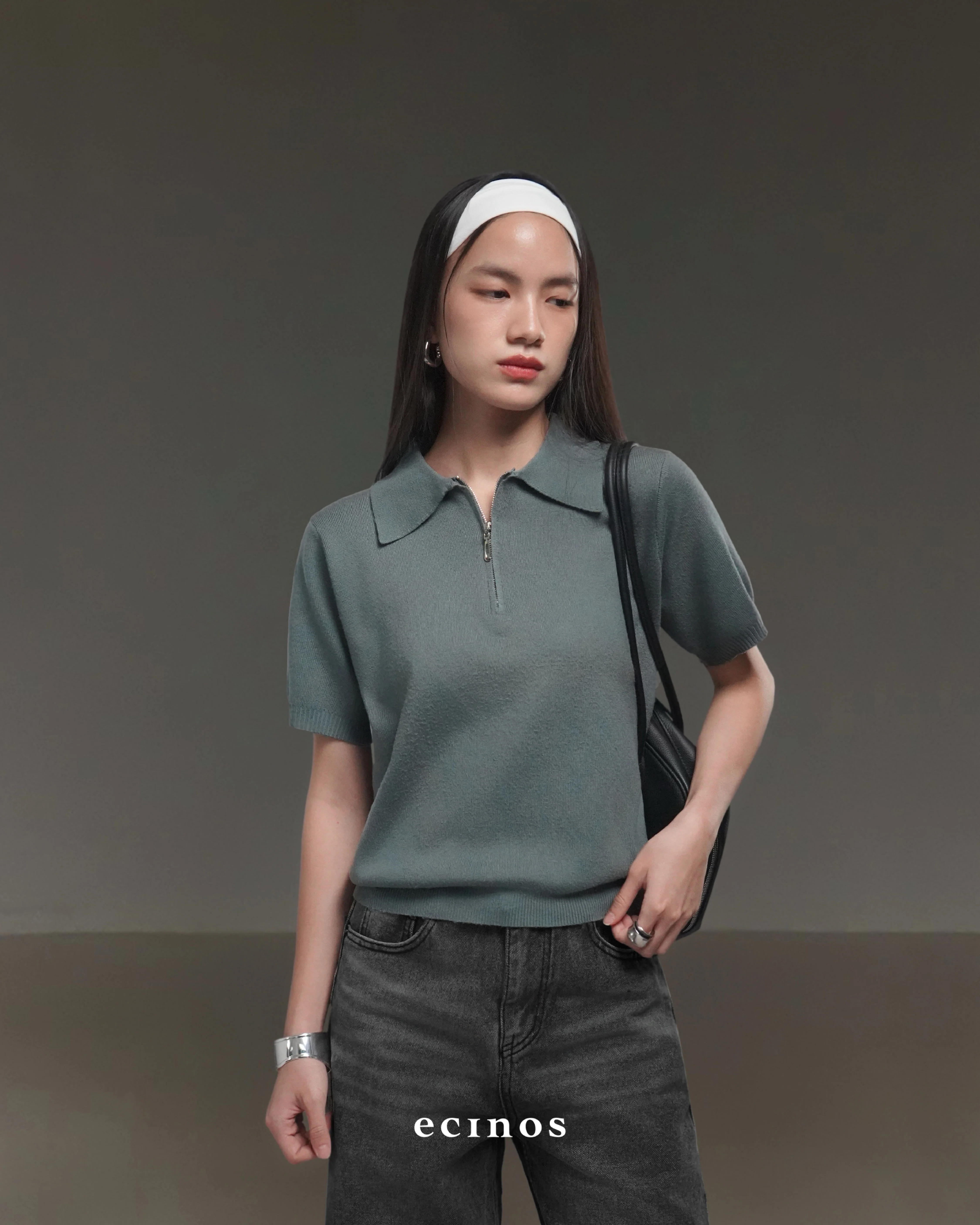 ECINOS - Flo Knitted Polo Top - Image 20