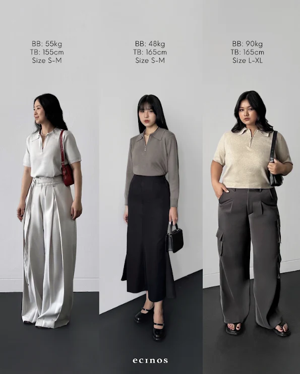 ECINOS - Flo Knitted Polo Top - Image 4