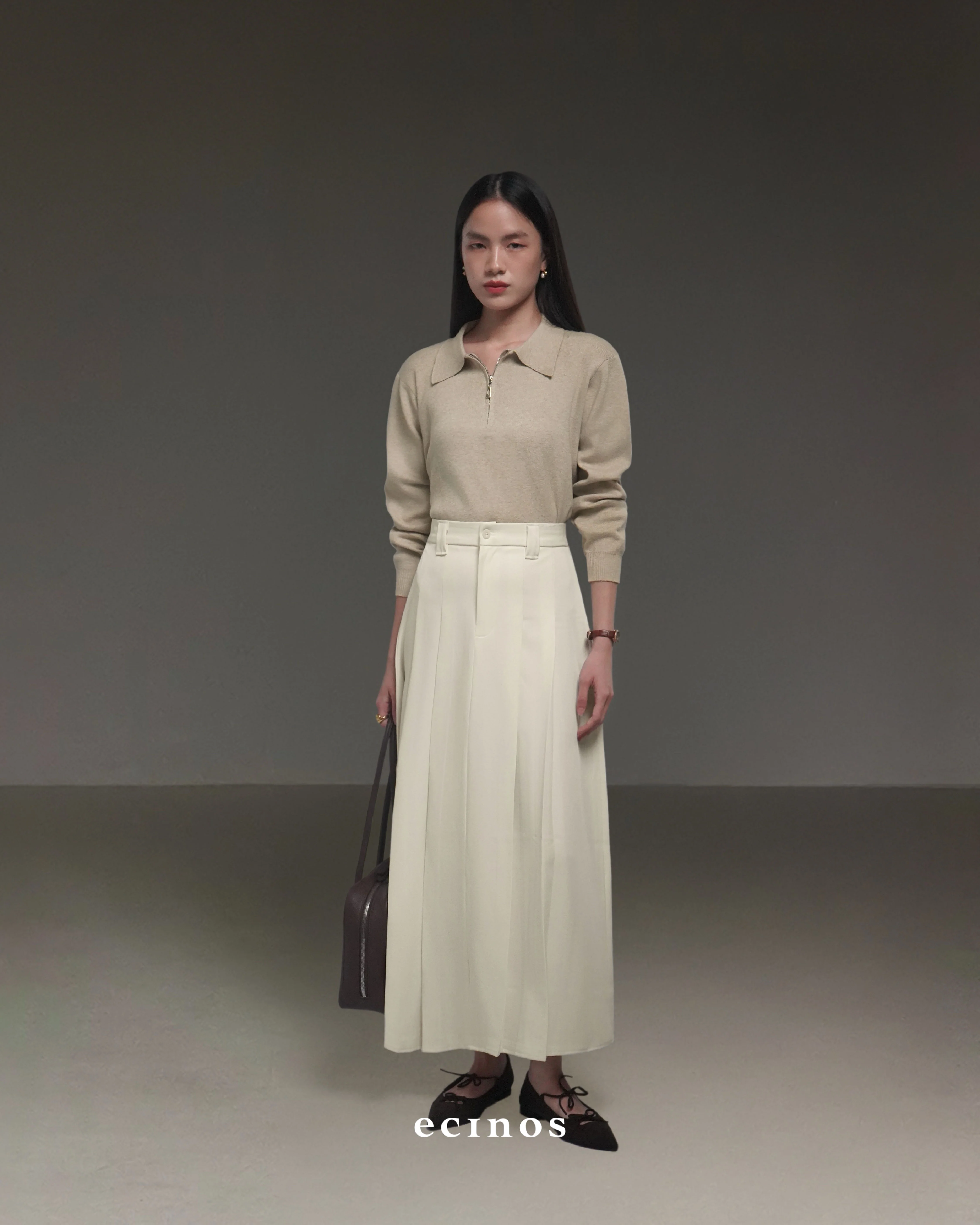 ECINOS - Flo Knitted Polo Top - Image 5