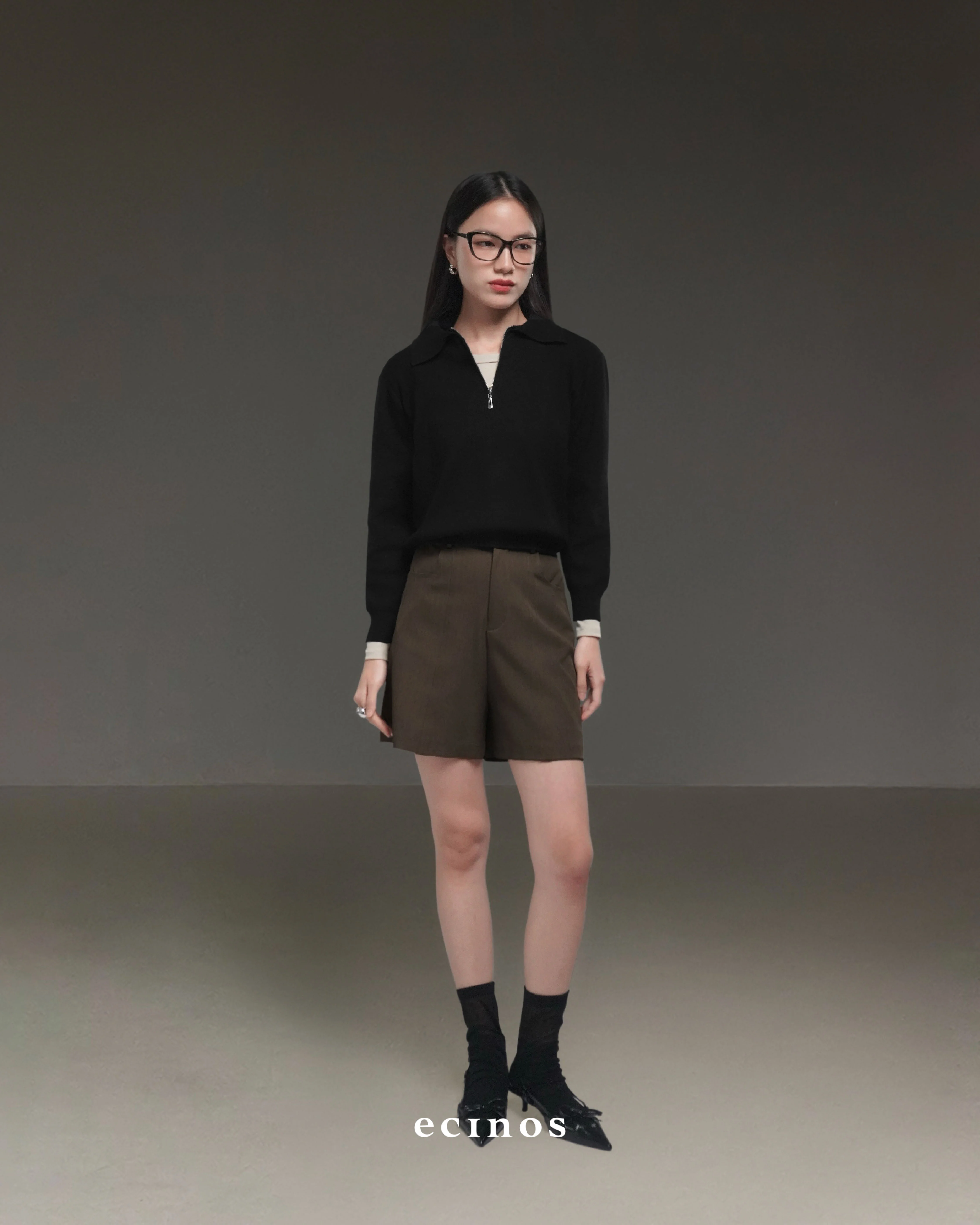 ECINOS - Flo Knitted Polo Top - Image 7