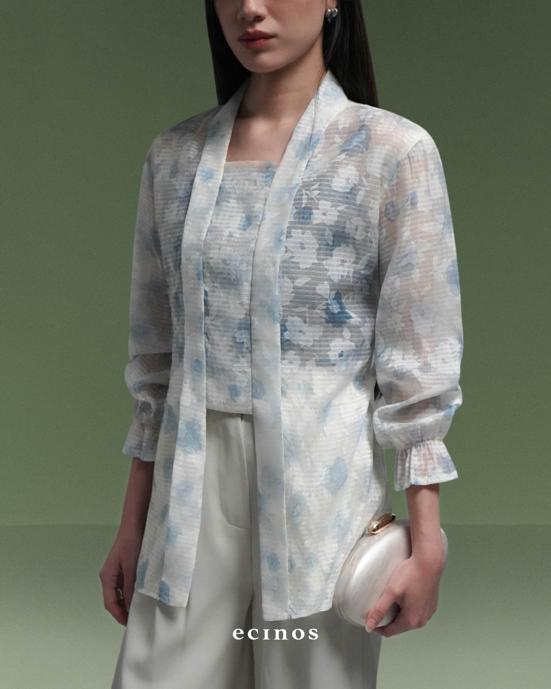 ECINOS - Floral Printed Tulle Top 2.0 - Image 11