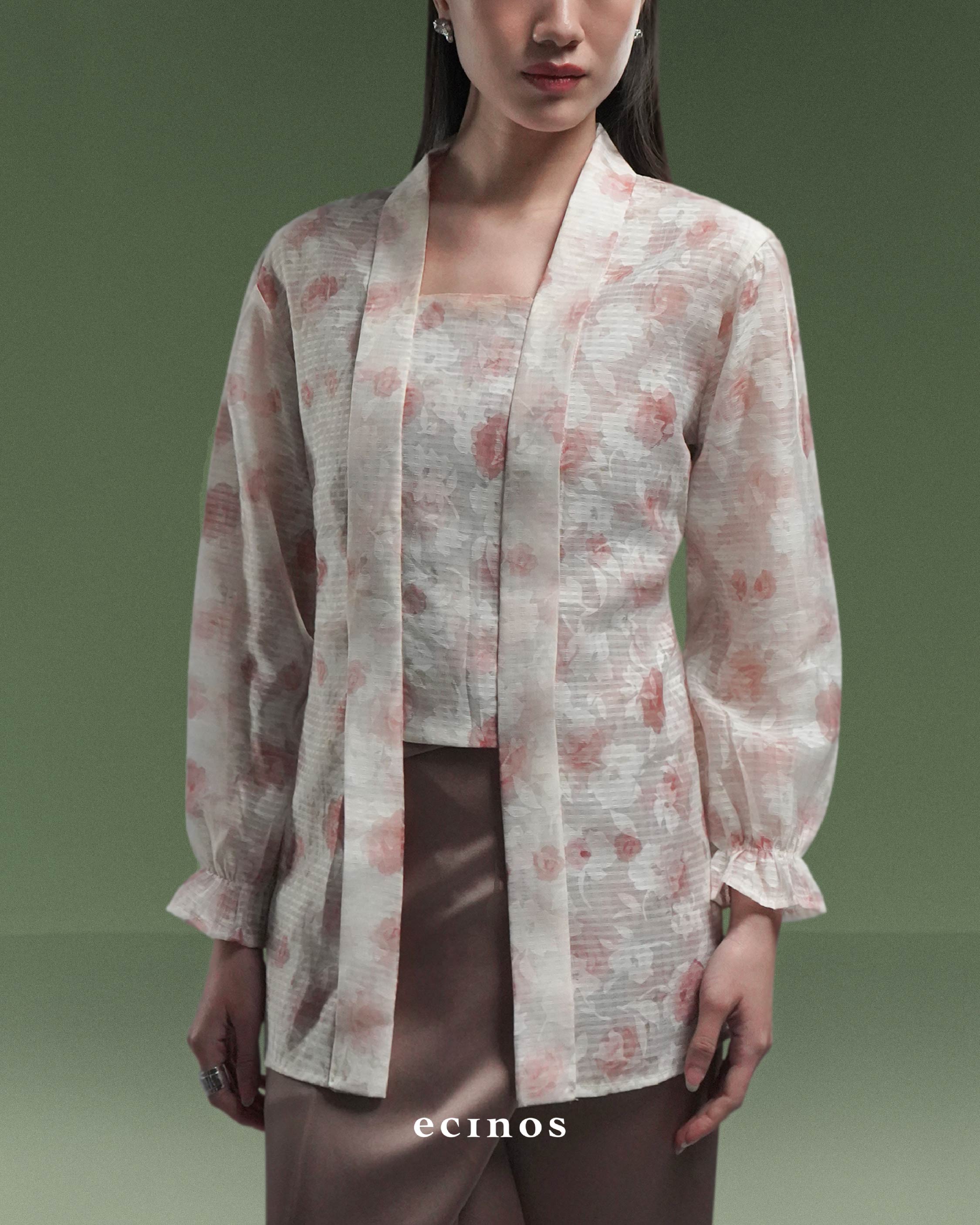 ECINOS - Floral Printed Tulle Top 2.0 - Image 13