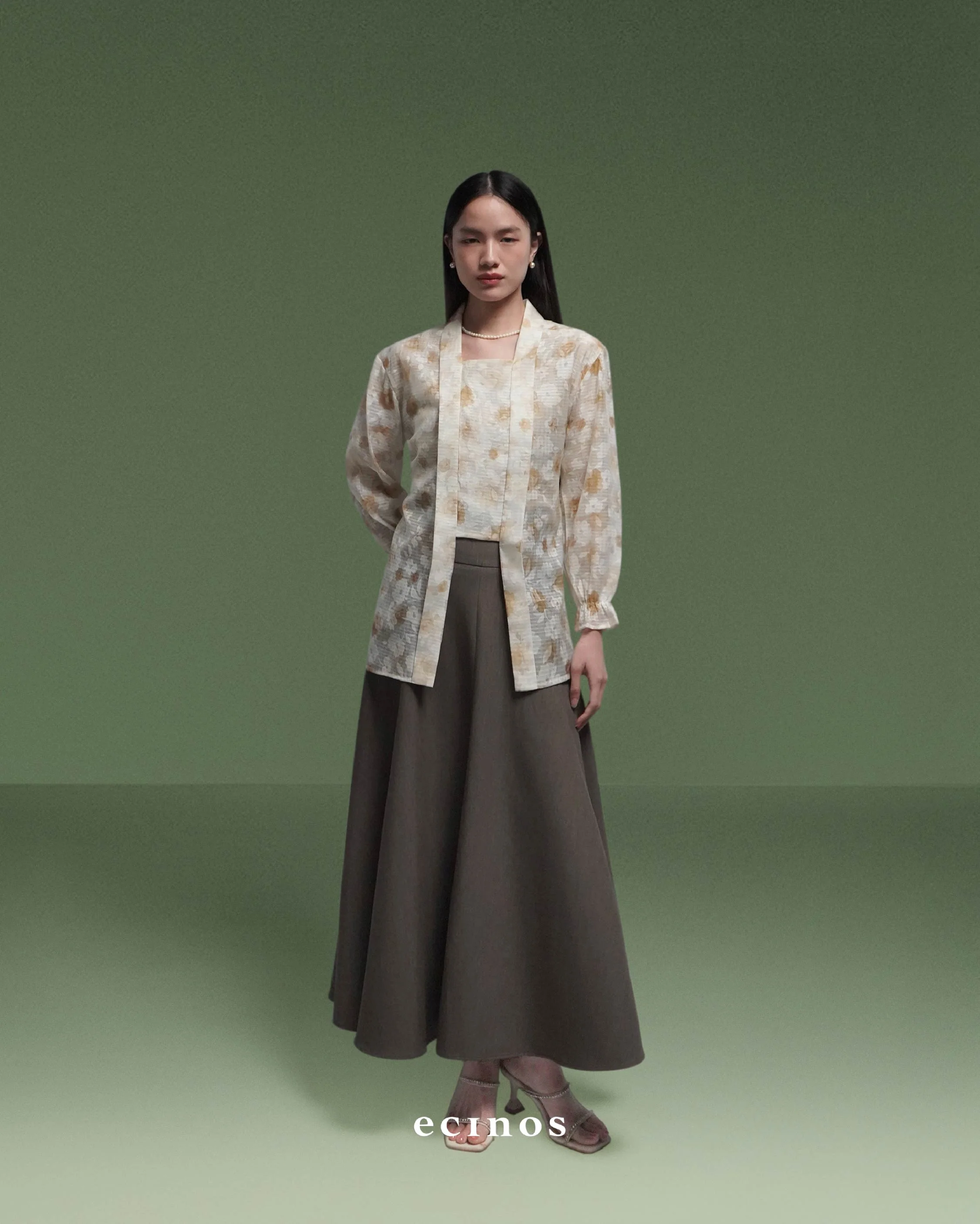 ECINOS - Floral Printed Tulle Top 2.0 - Image 5