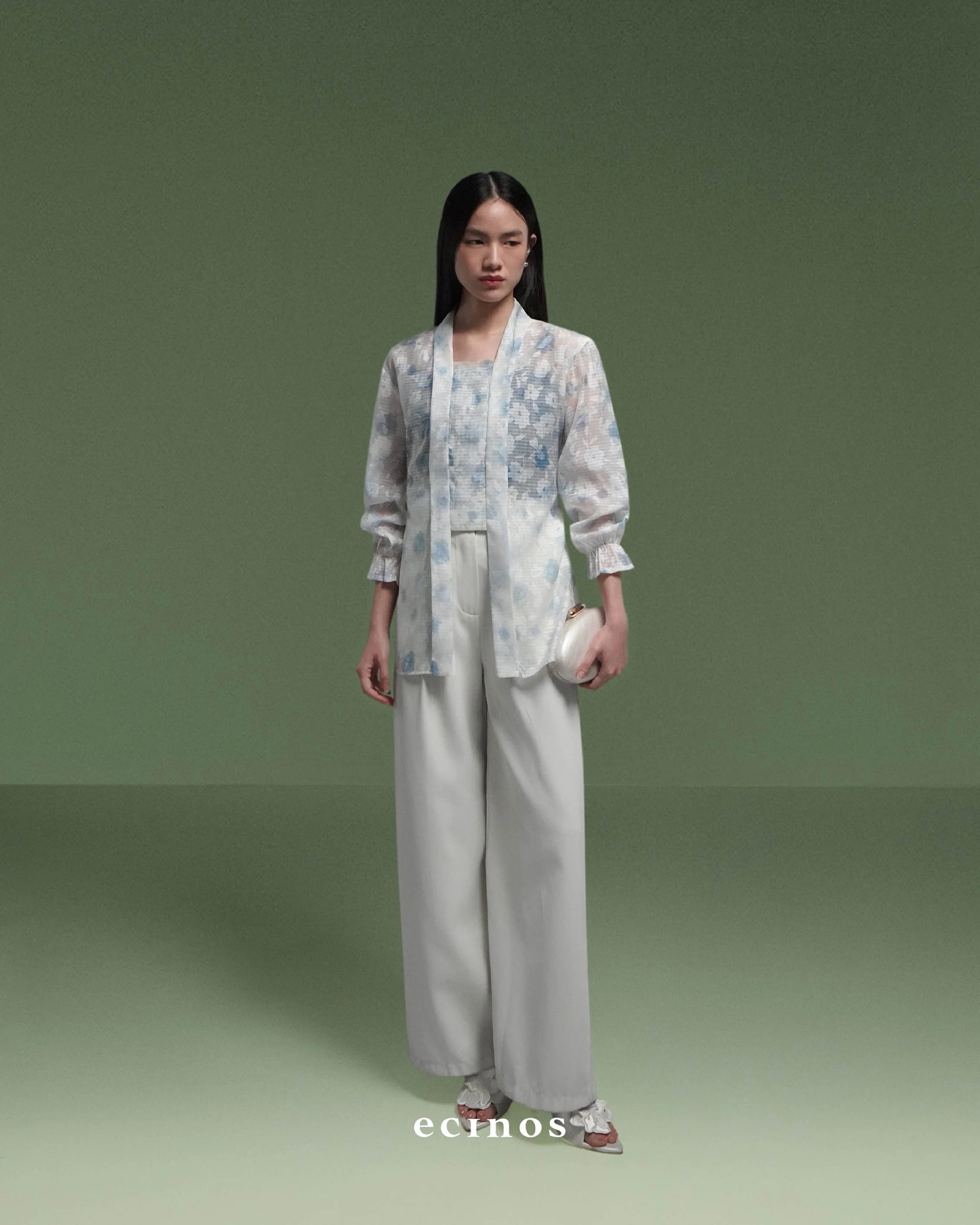 ECINOS - Floral Printed Tulle Top 2.0 - Image 6