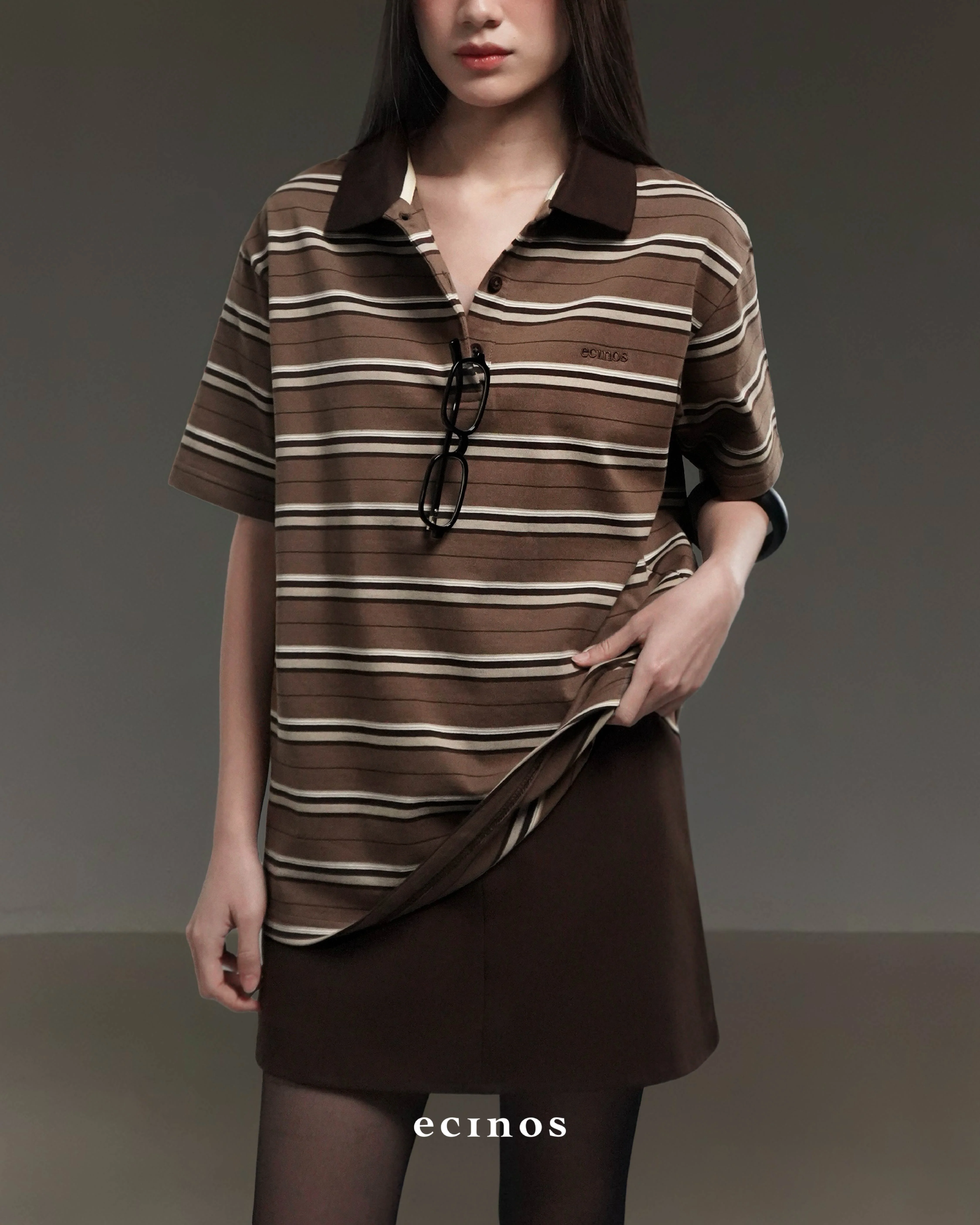 ECINOS - Ivy Striped Cotton Rugby Shirt - Image 11