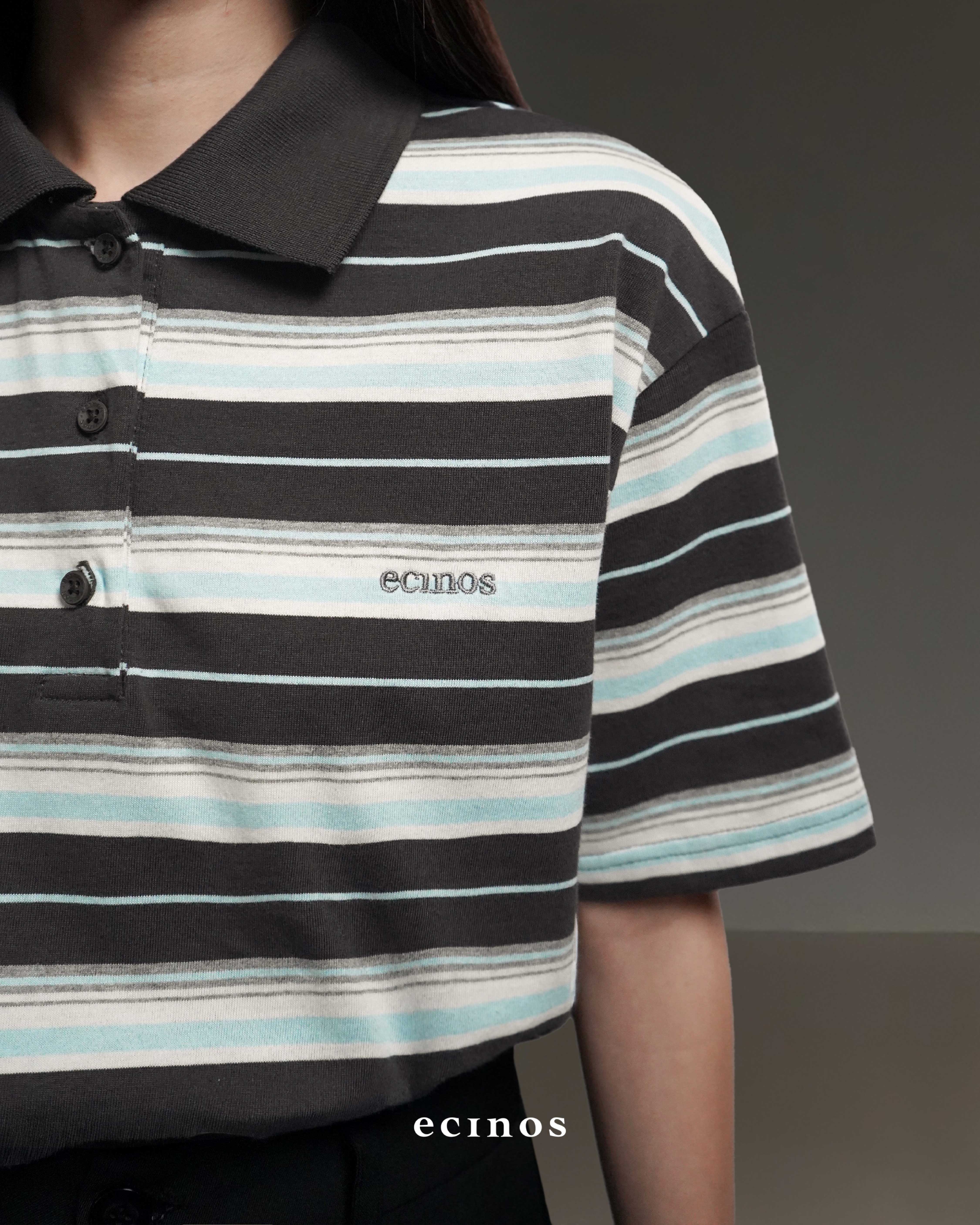 ECINOS - Ivy Striped Cotton Rugby Shirt - Image 13