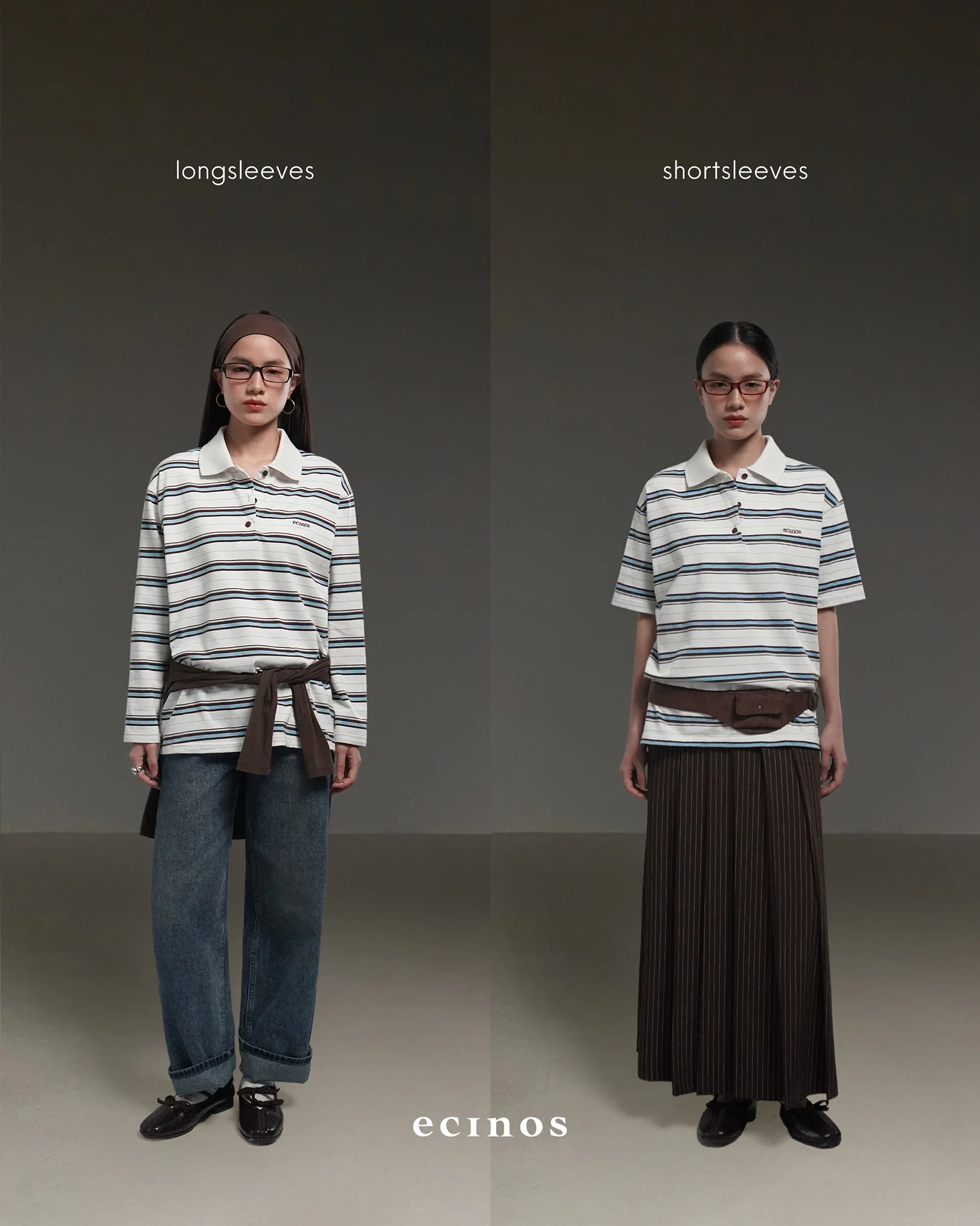 ECINOS - Ivy Striped Cotton Rugby Shirt - Image 4