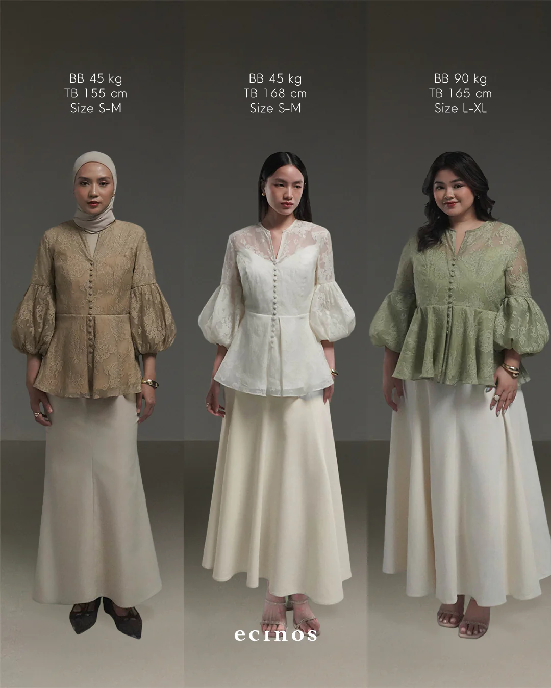 ECINOS - Jasmine Peplum Couture Blouse - Image 4