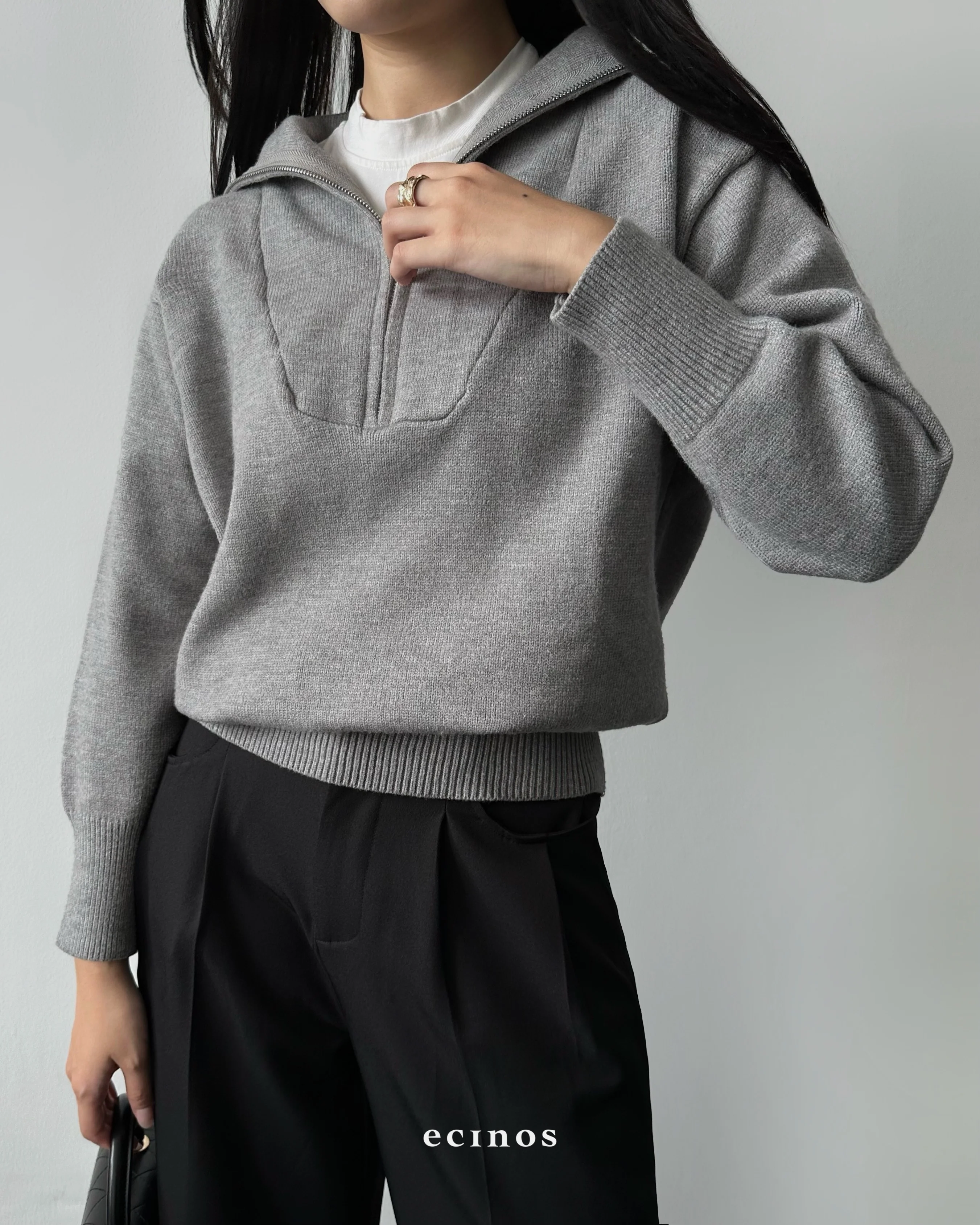 ECINOS - Karen Half Zip Sweater - Image 10