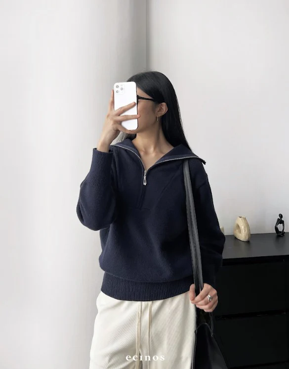 ECINOS - Karen Half Zip Sweater - Image 11