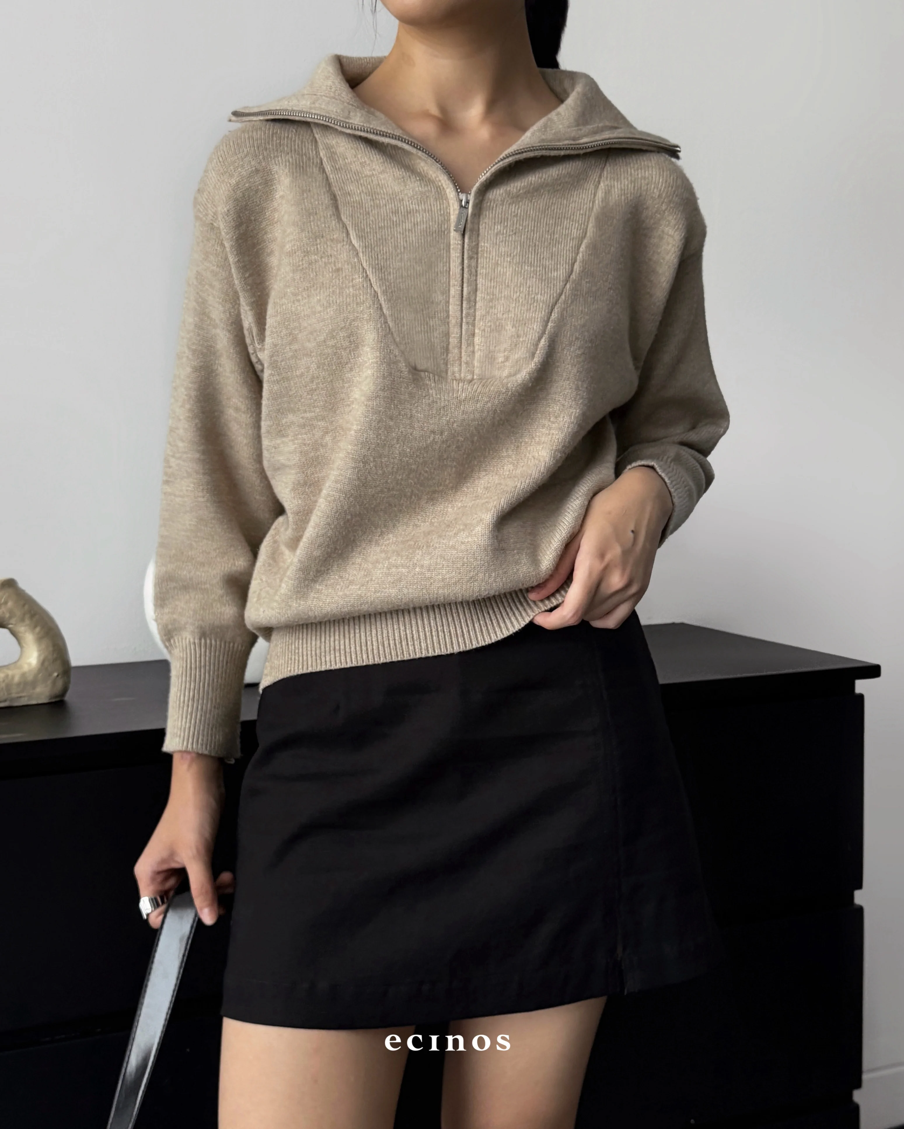 ECINOS - Karen Half Zip Sweater - Image 13