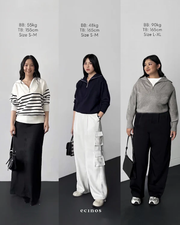 ECINOS - Karen Half Zip Sweater - Image 3