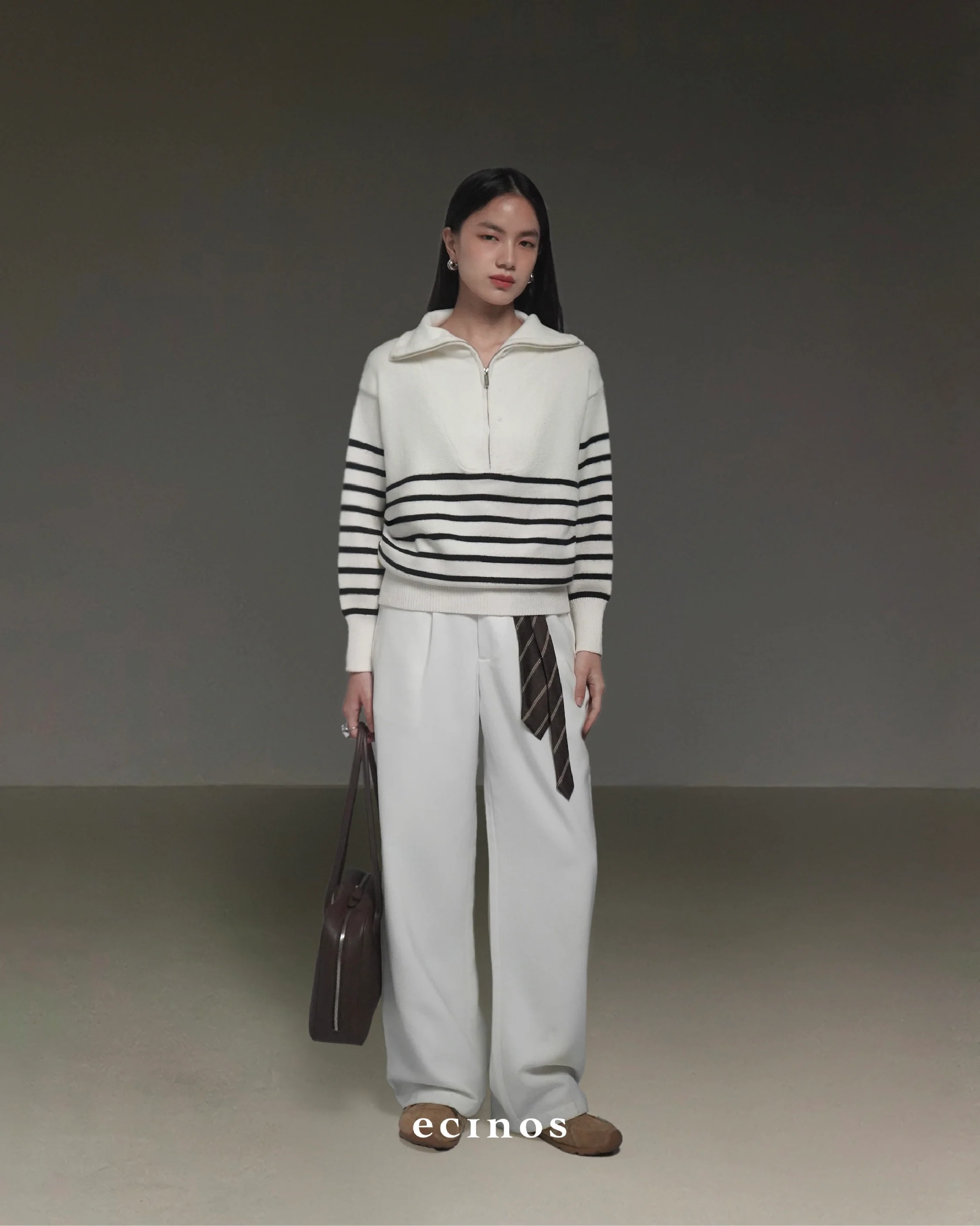 ECINOS - Karen Half Zip Sweater - Image 4