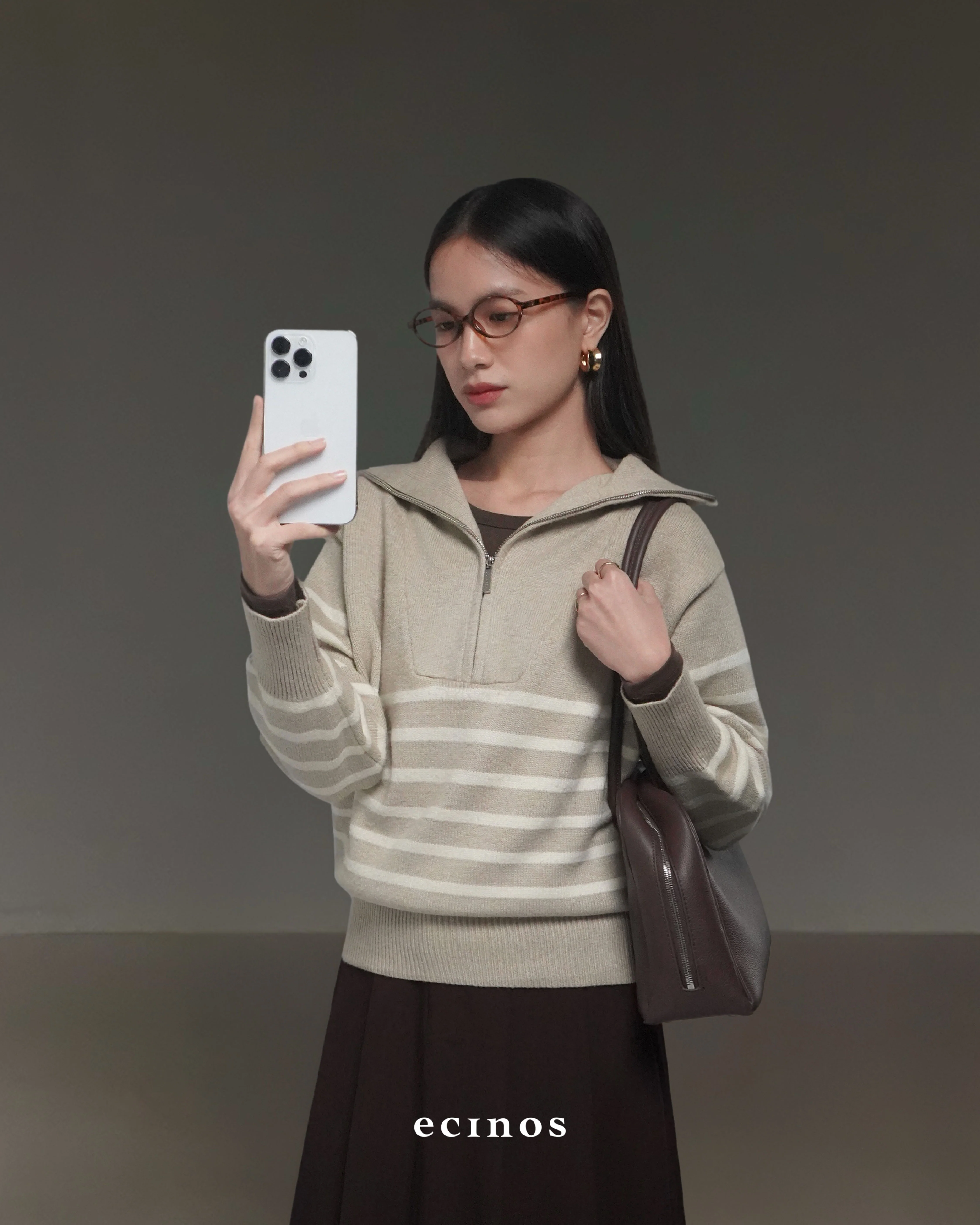 ECINOS - Karen Half Zip Sweater - Image 5