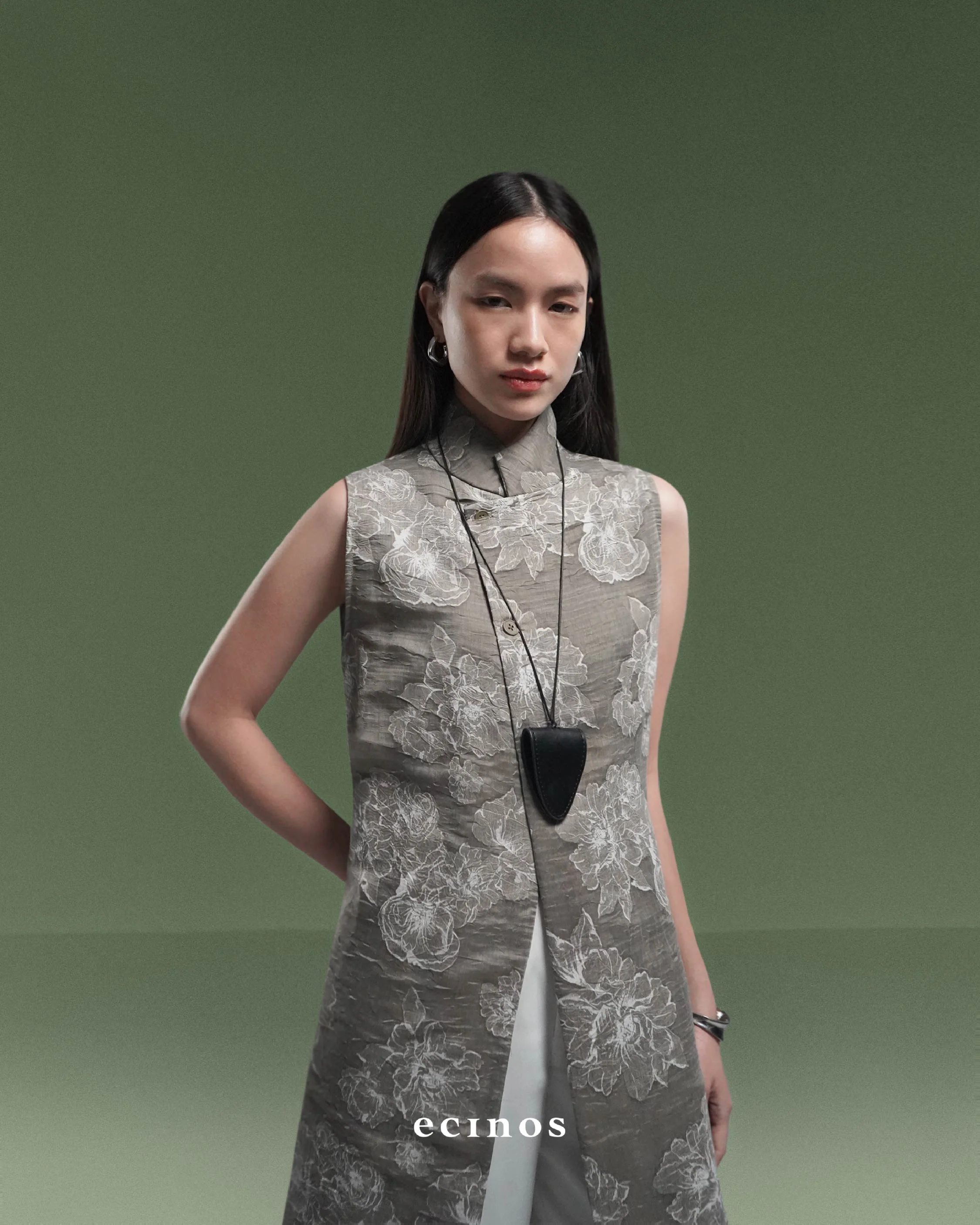 ECINOS - Magnolia Long Vest - Image 12