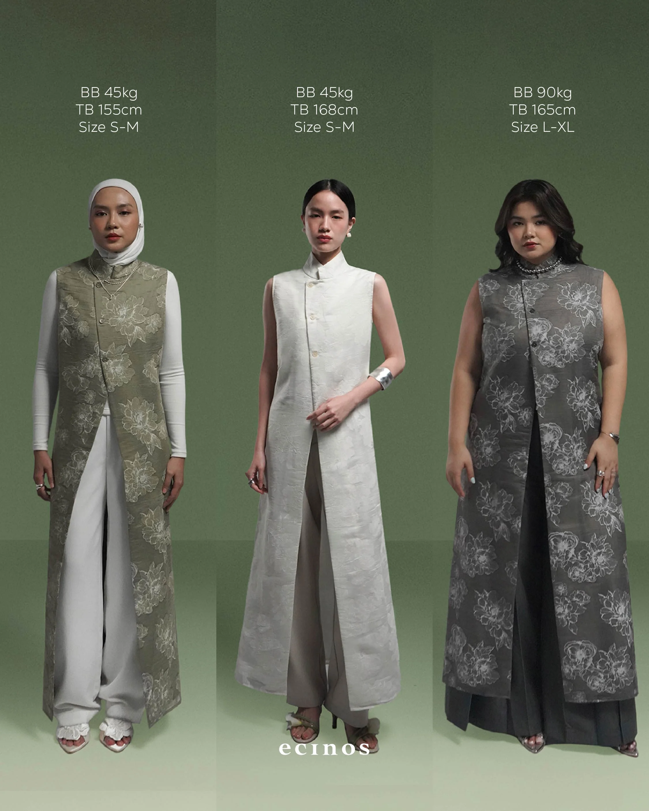 ECINOS - Magnolia Long Vest - Image 4