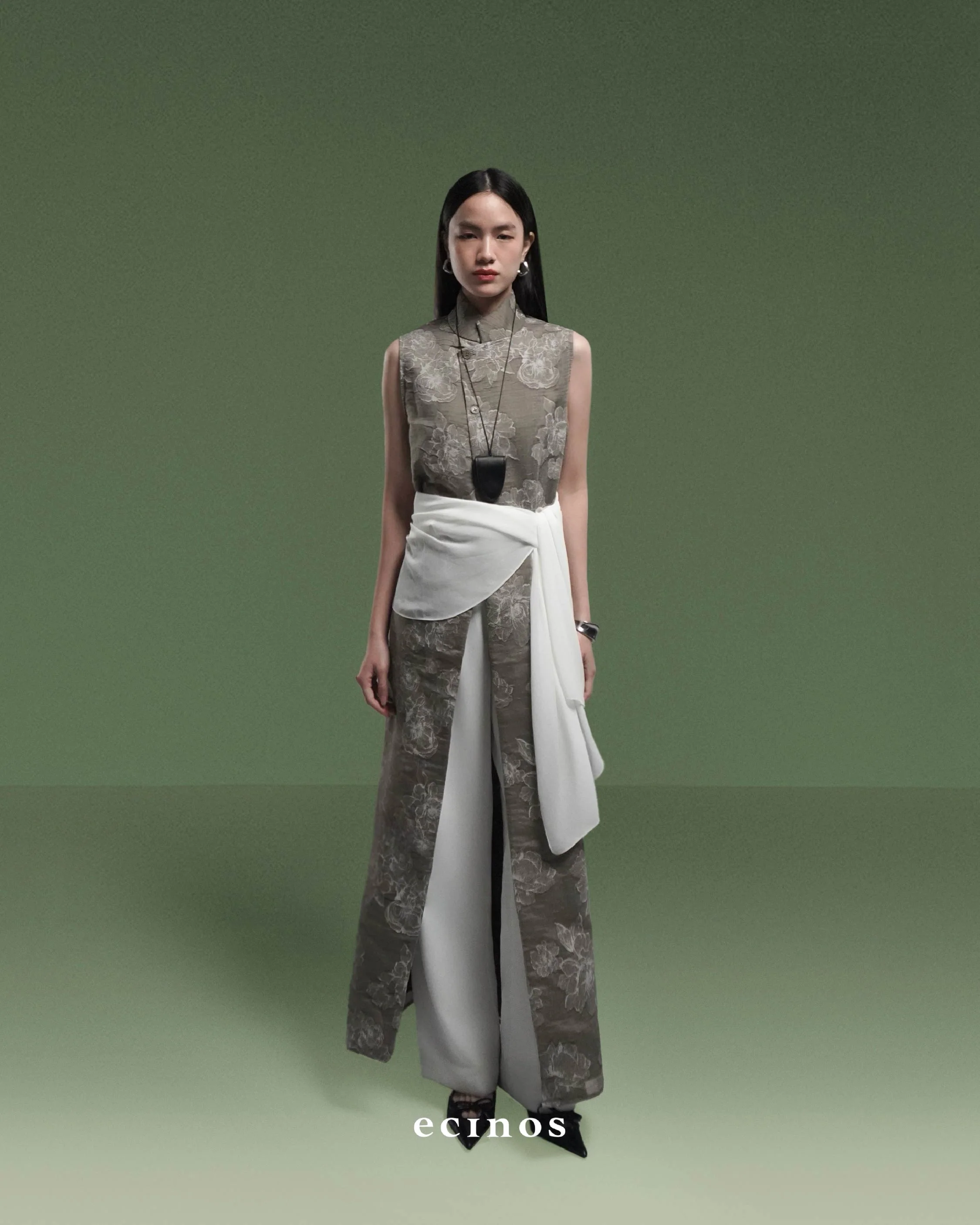 ECINOS - Magnolia Long Vest - Image 5