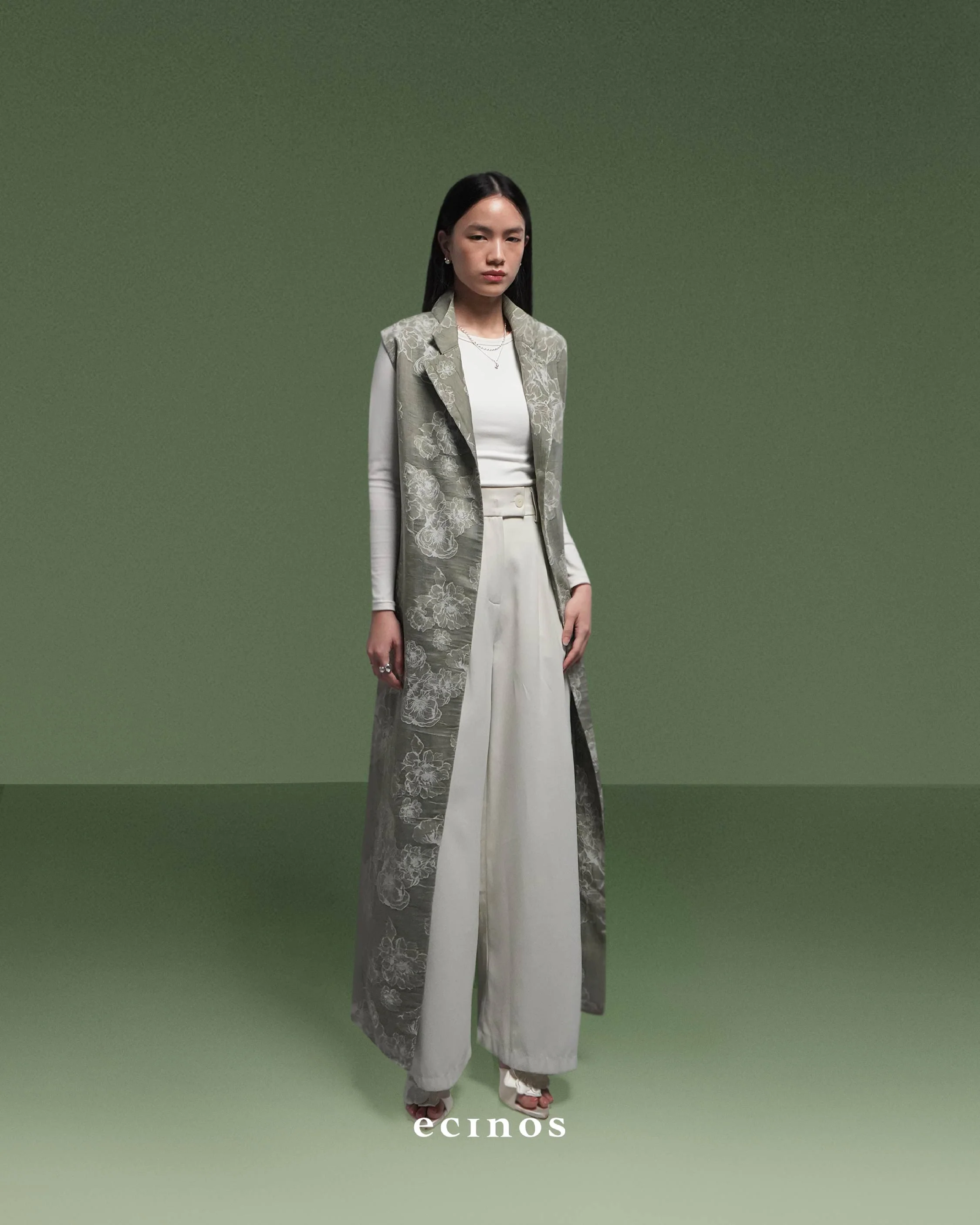 ECINOS - Magnolia Long Vest - Image 6